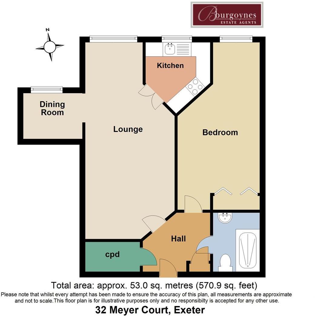 Butts Road, Heavitree, Exeter floorplan