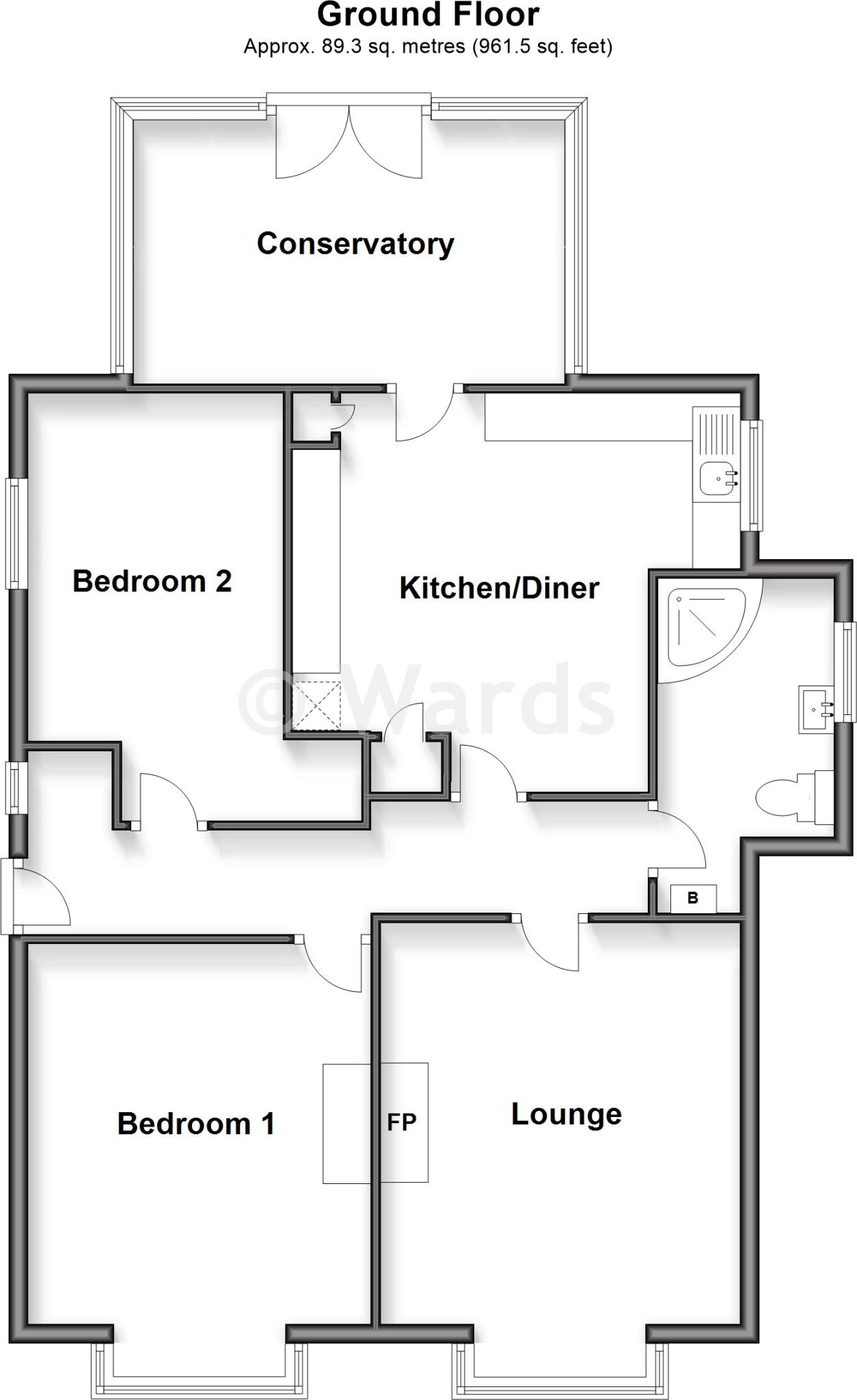 Grand Drive, Herne Bay, Kent floorplan