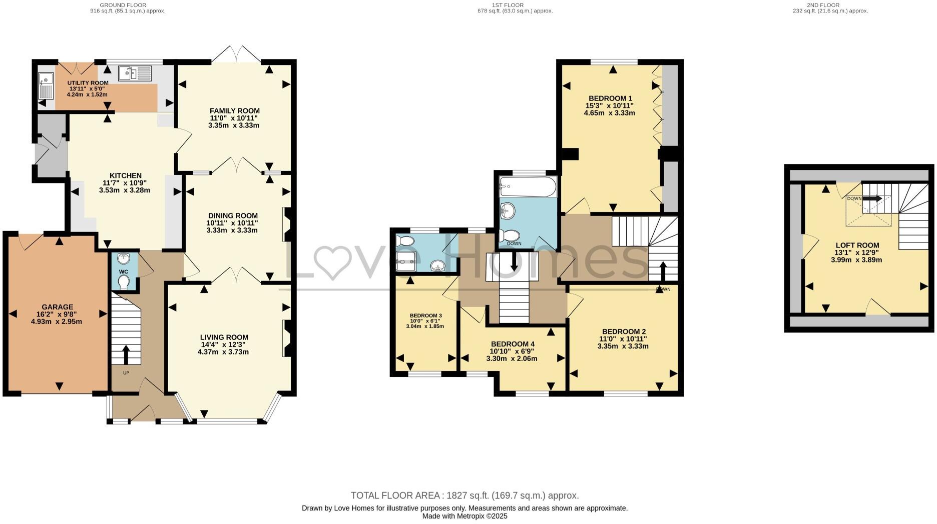 Grange Road, Ampthill floorplan