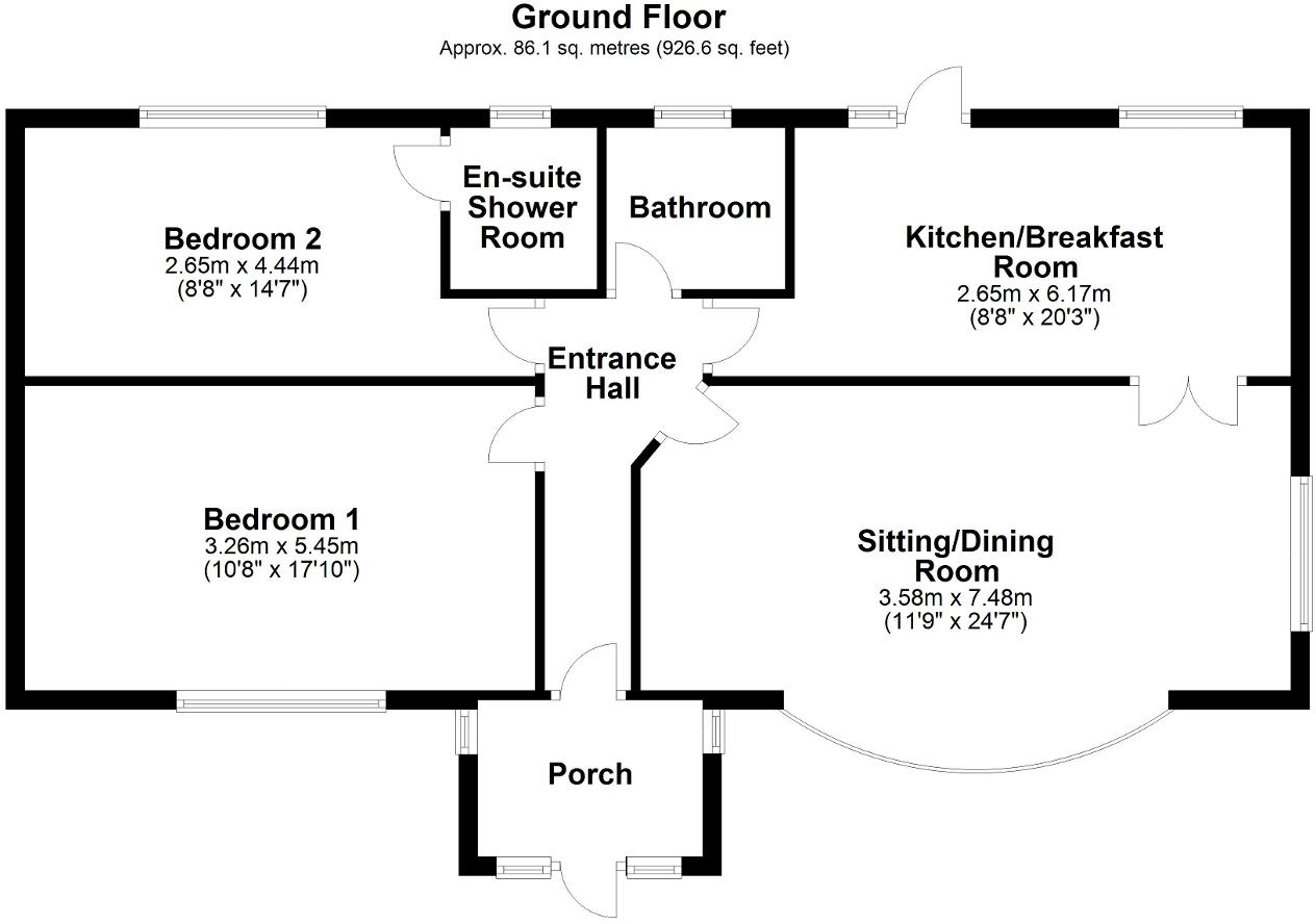 Woodnutt Close, Bembridge, Isle of Wight, PO35 5YF floorplan