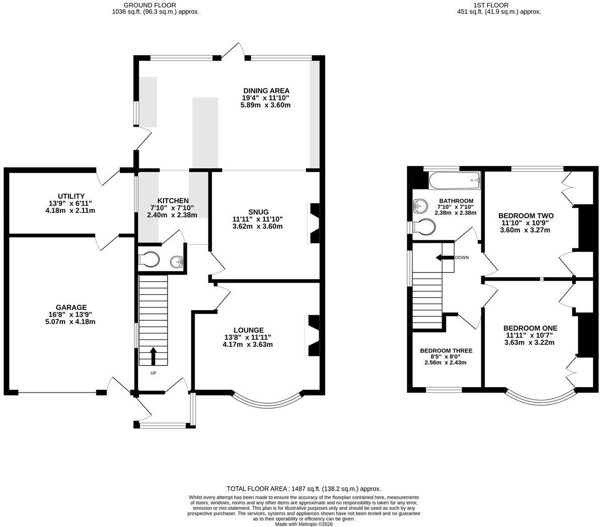 Temple Road, Bishopthorpe, York floorplan
