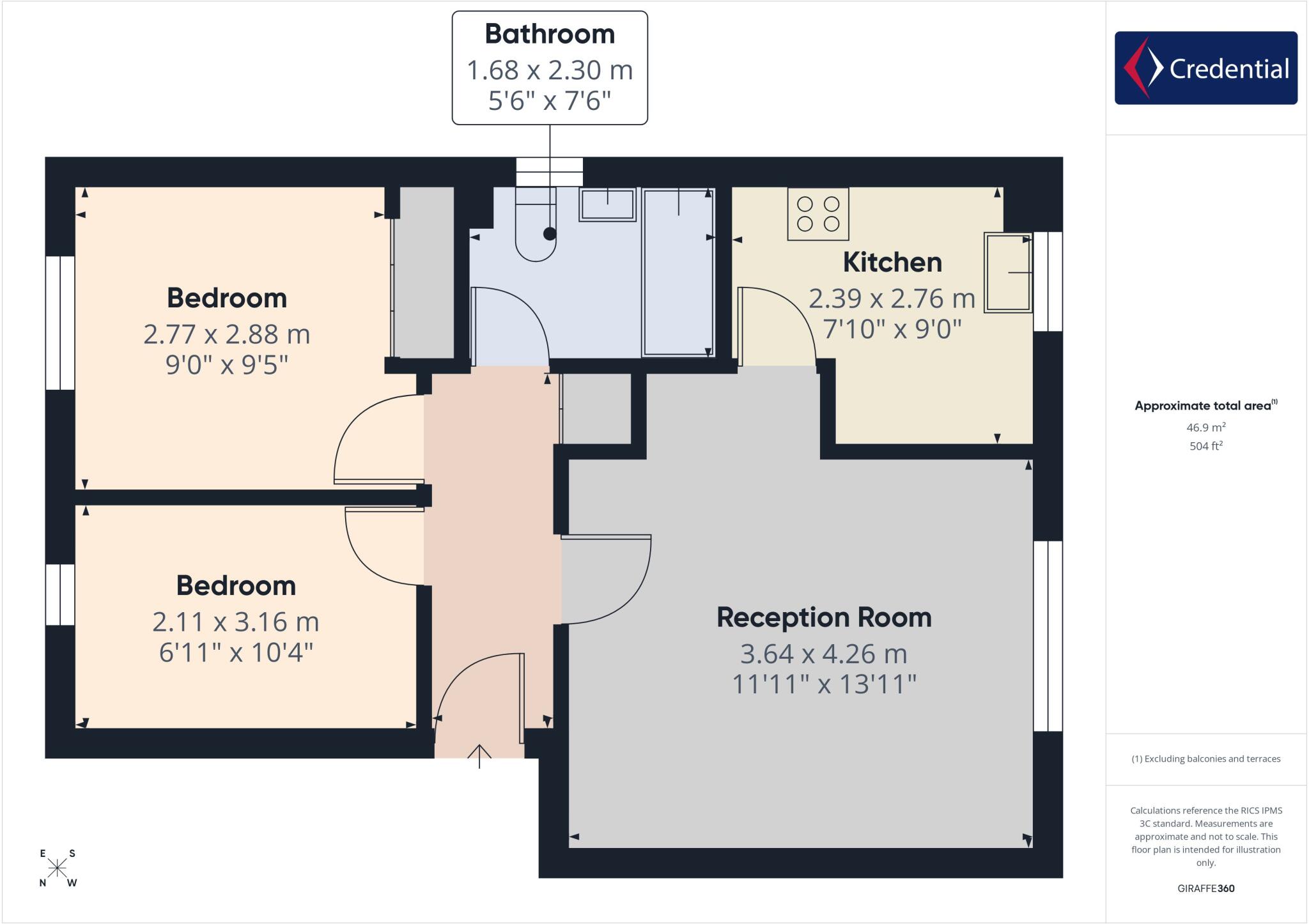 Massingberd Way, Tooting Bec floorplan