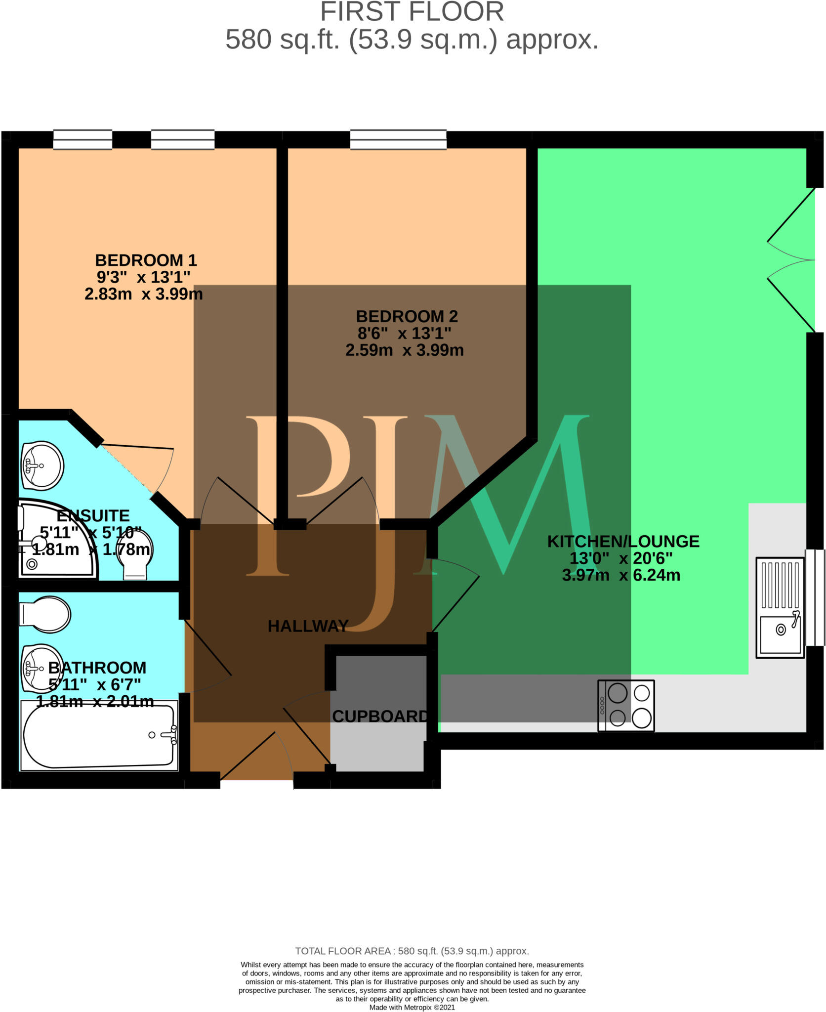 Elmira Way, Salford, Greater Manchester, M5 floorplan
