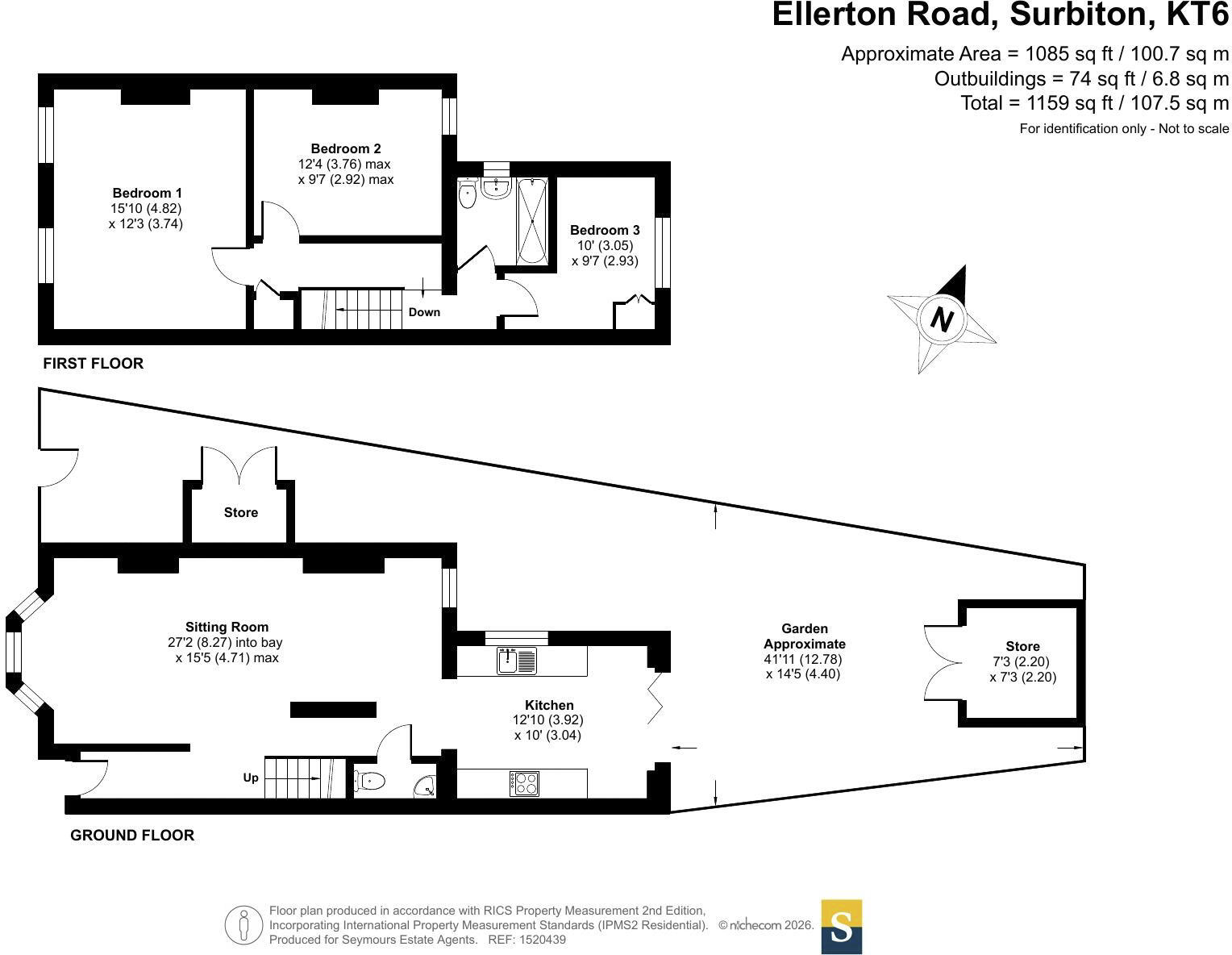 Ellerton Road, Surbiton, KT6 floorplan