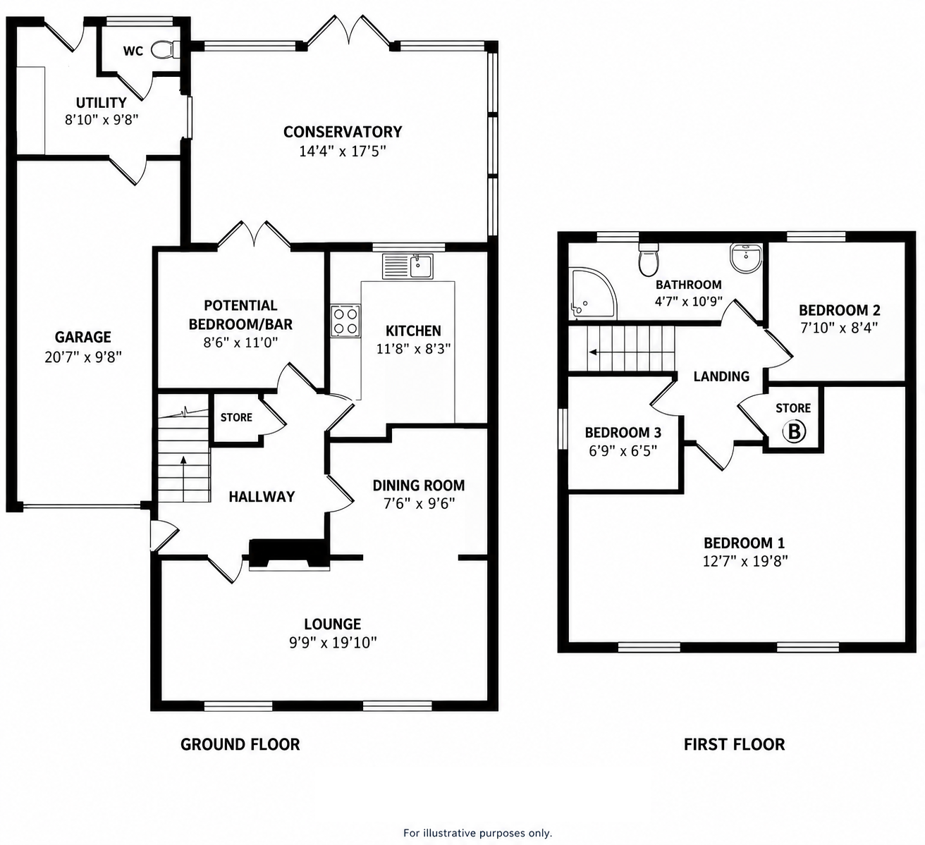 Elliston Avenue, Staincross, Barnsley, S75 6LN floorplan