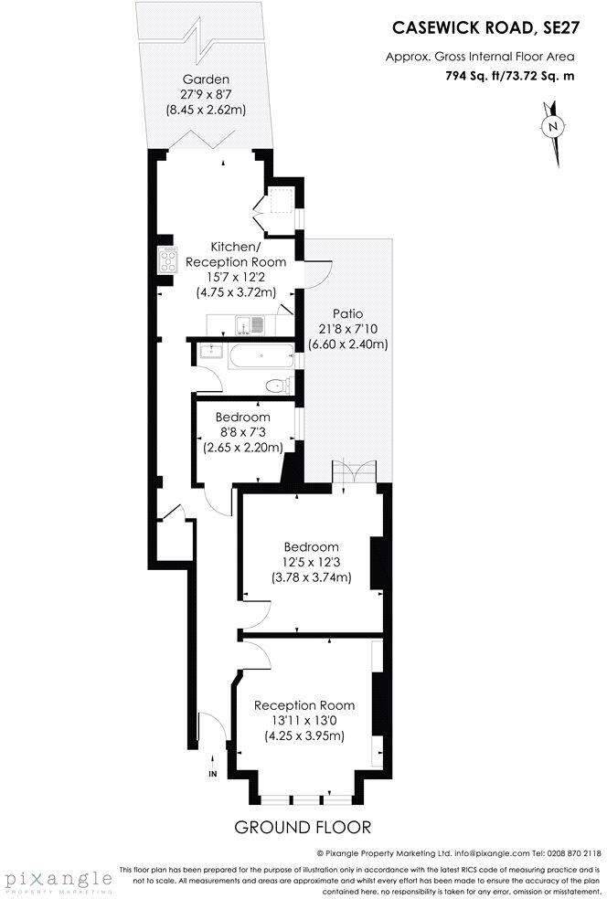 Casewick Road, West Norwood, London, SE27 floorplan
