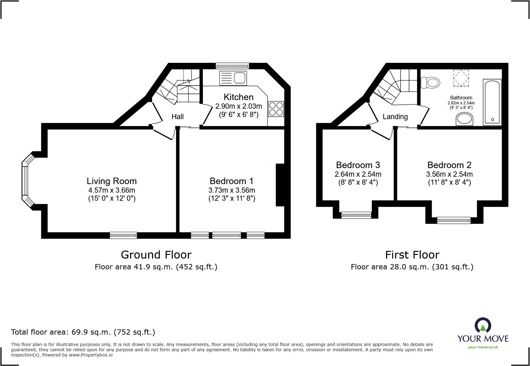 Queens Road, Hastings, East Sussex, TN34 floorplan
