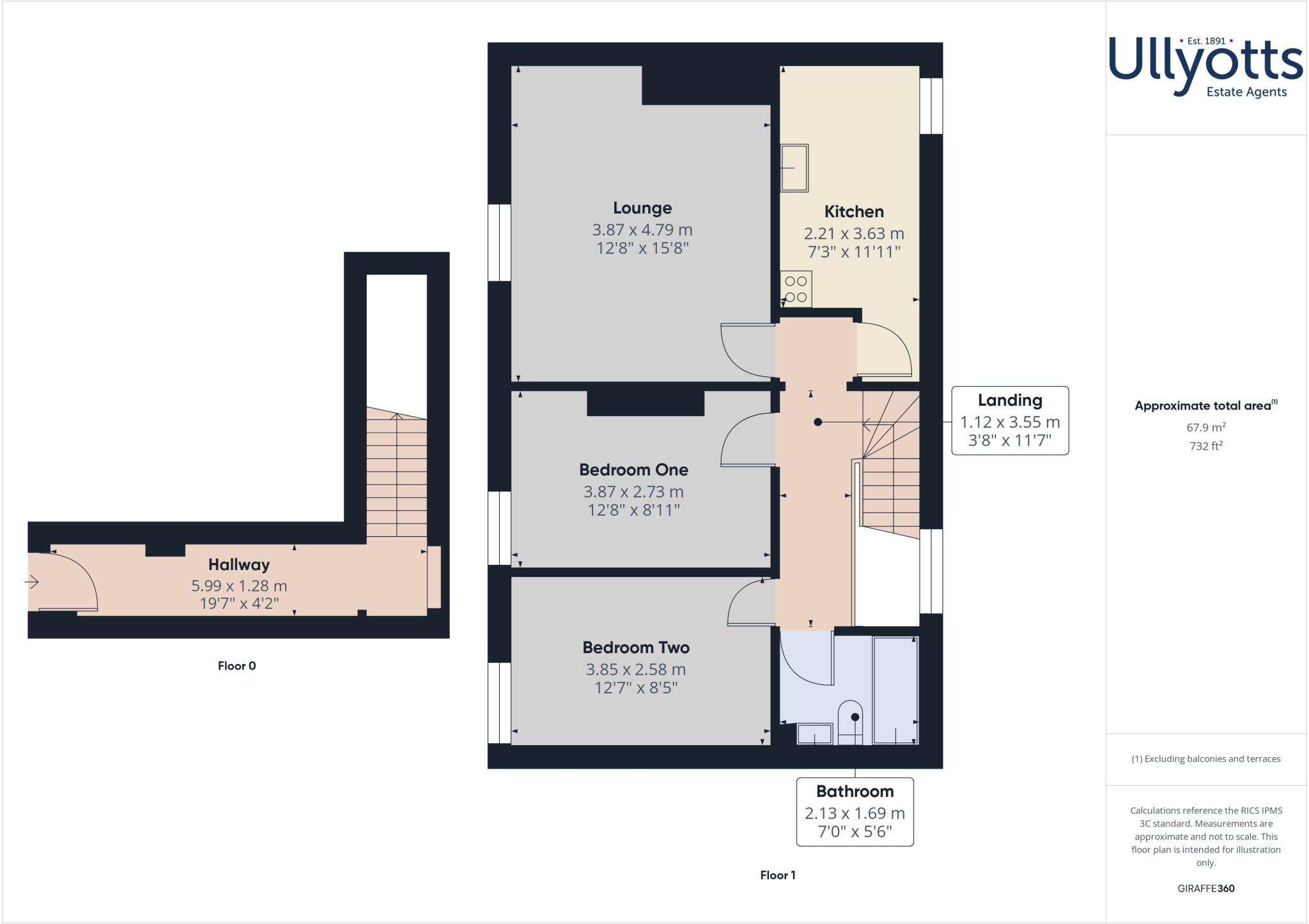 Flat 1 Church Court, Middle Street North floorplan