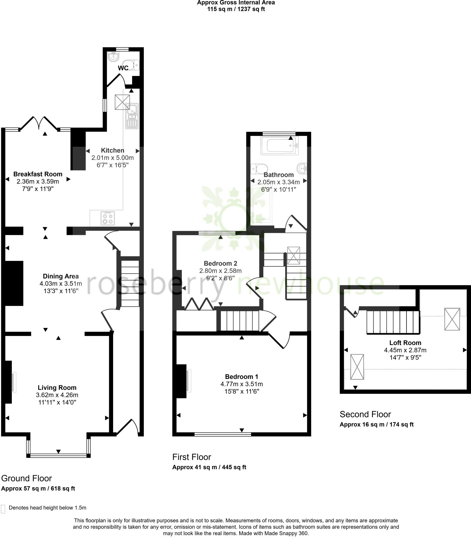 Romany Road, Great Ayton, North Yorkshire floorplan