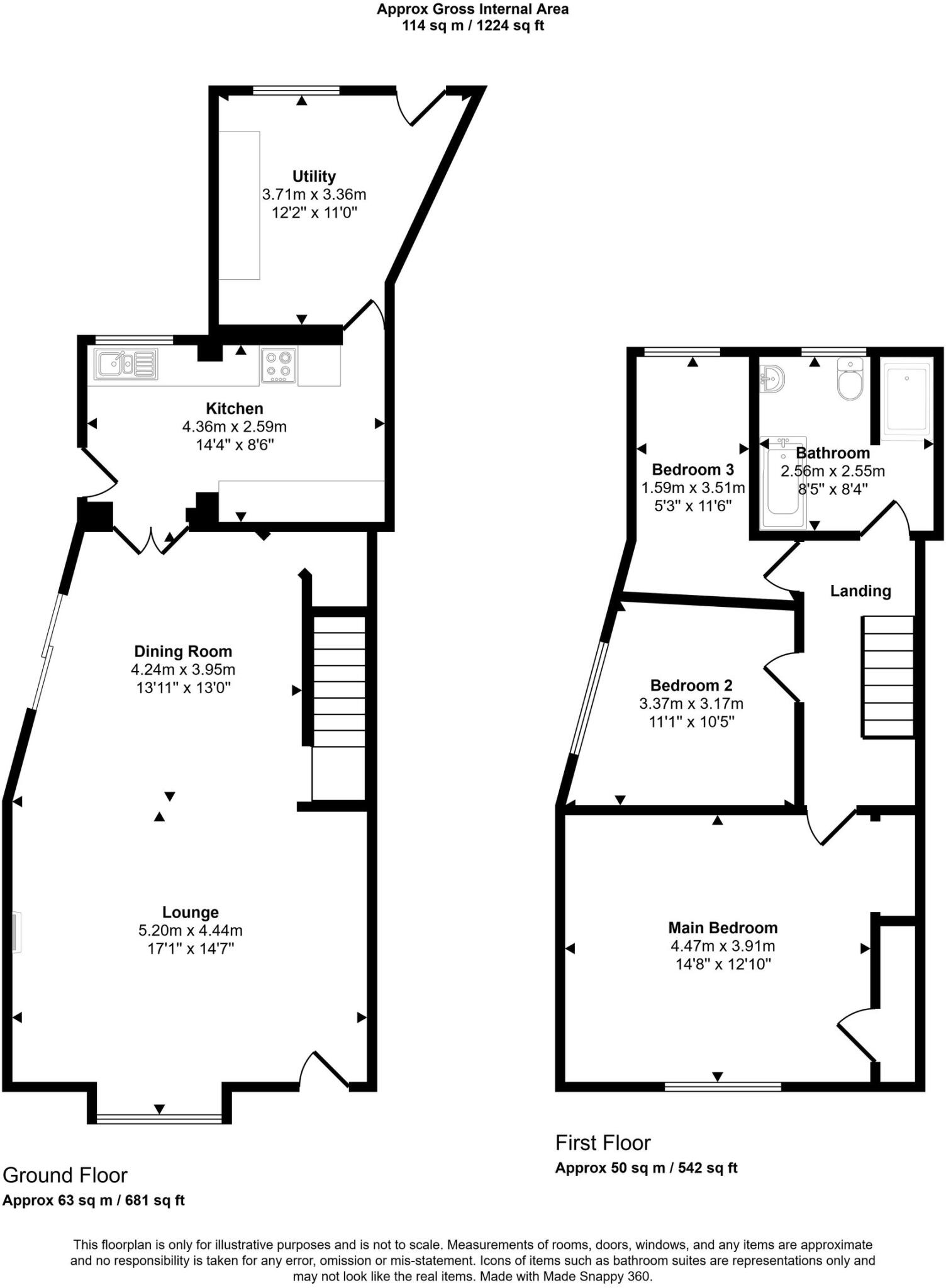 Poolstock Lane, Wigan, WN3 floorplan