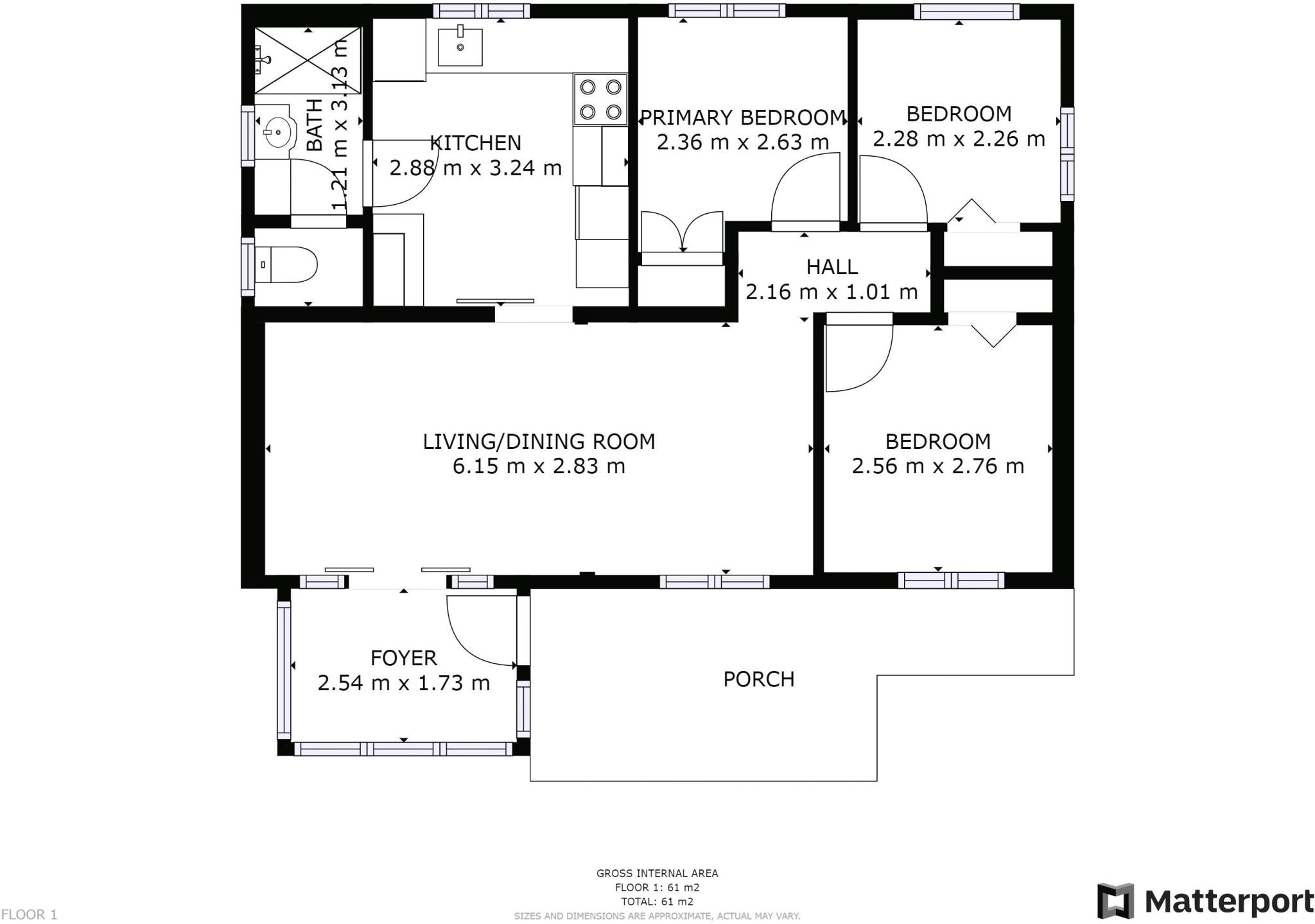 Seamore, Riviere Towans floorplan