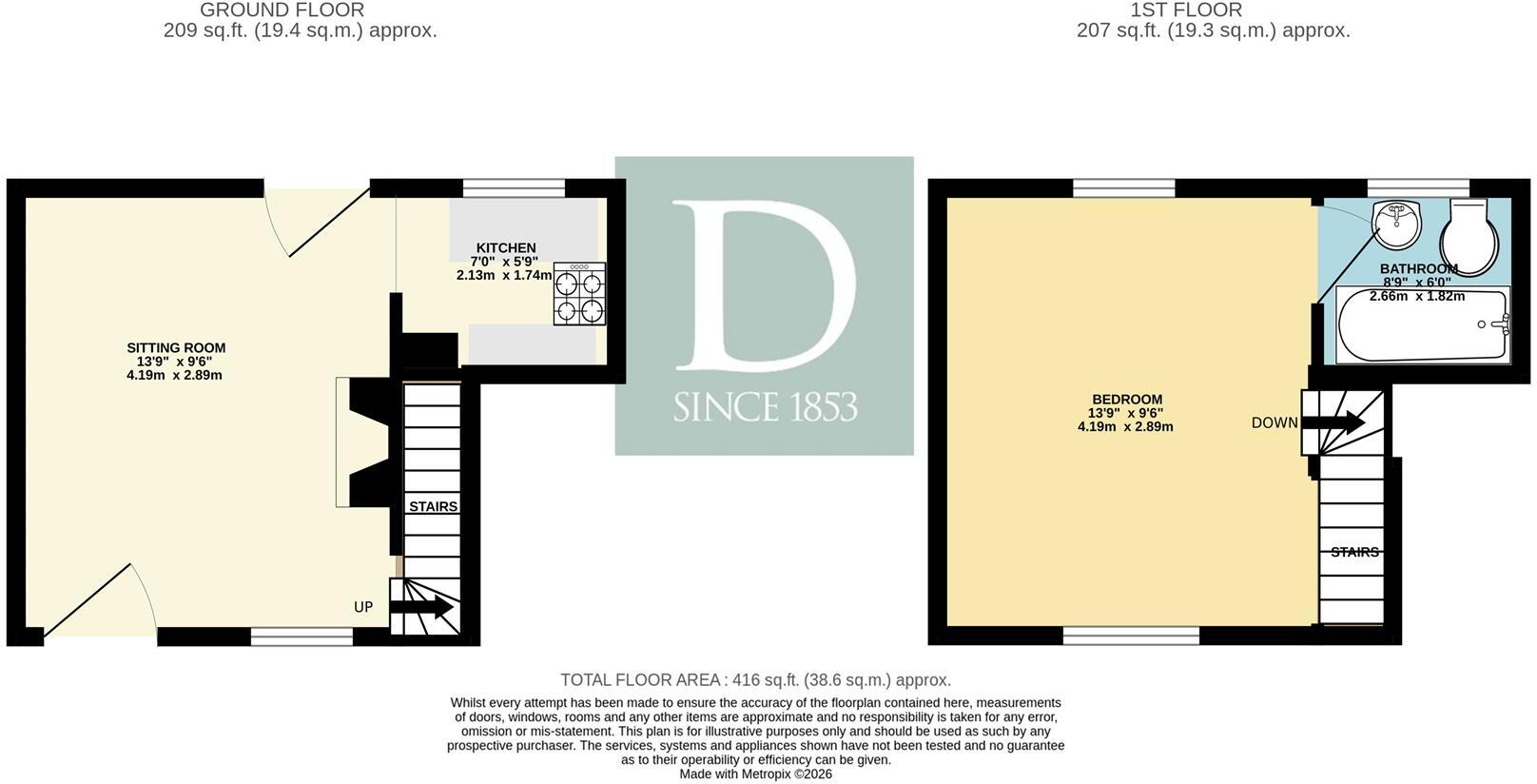 15, Steeple End, Halesworth floorplan
