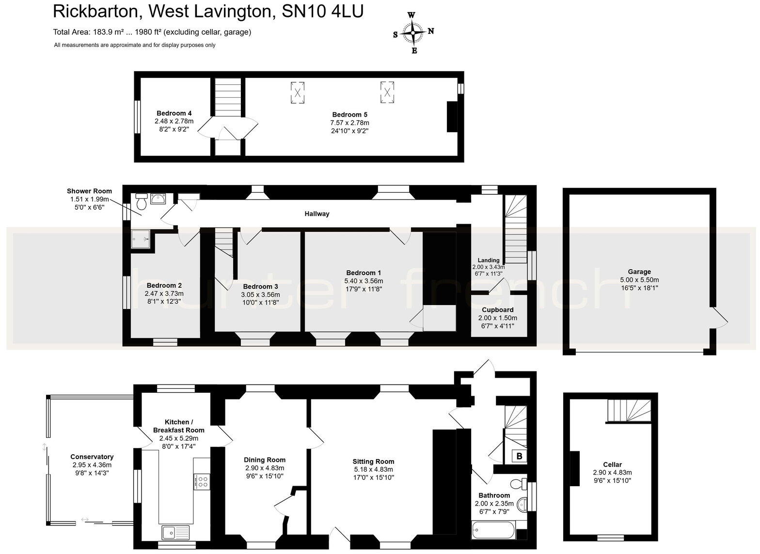 Rickbarton, West Lavington, Devizes, Wiltshire, SN10 4LU floorplan