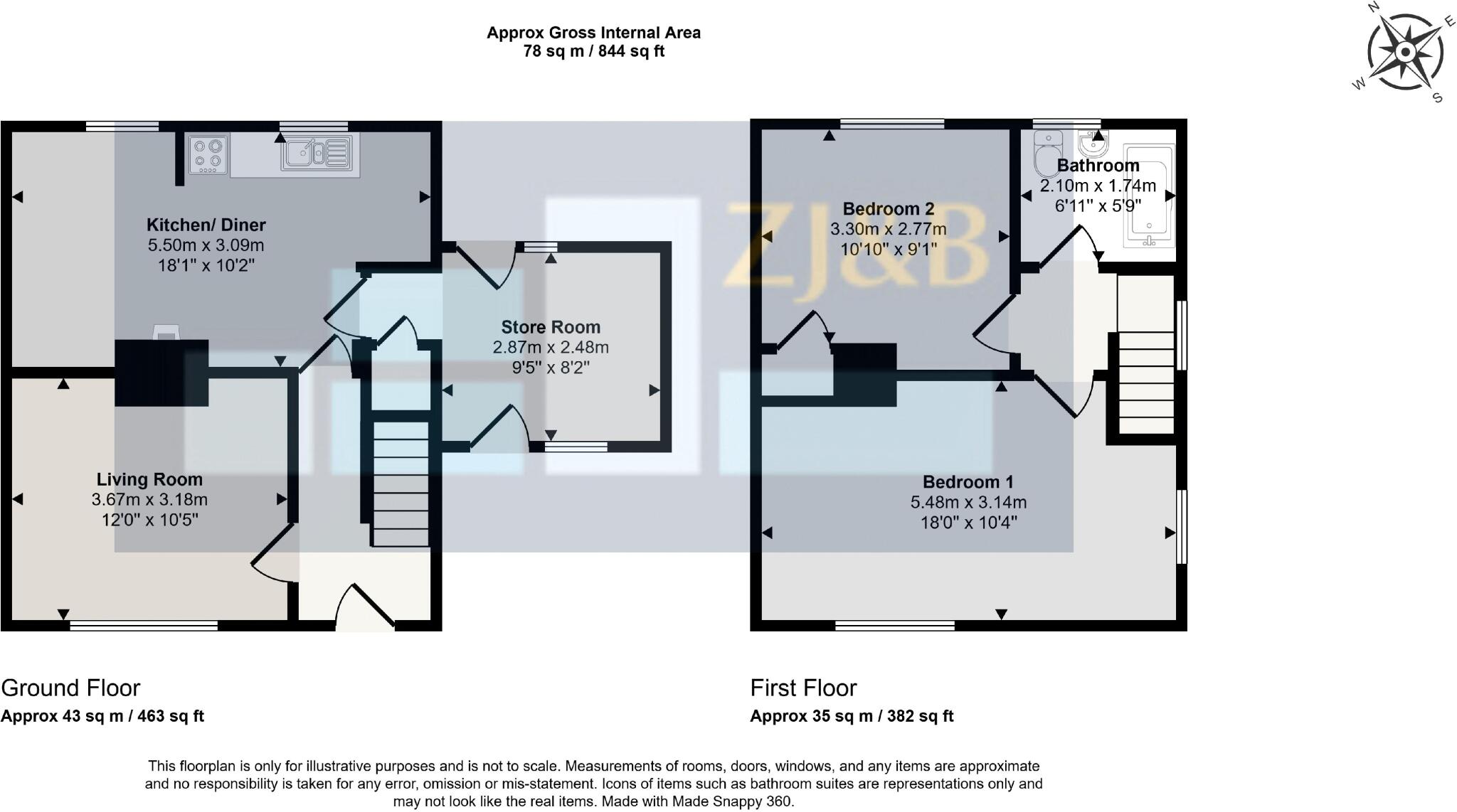 Pool Rise, Springfield, Shrewsbury, Shropshire, SY2 6EN floorplan