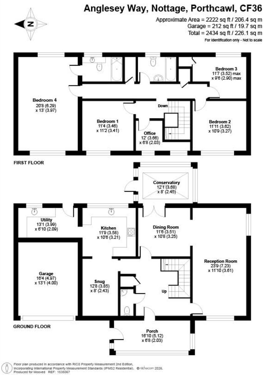 Anglesey Way, Porthcrawl, CF36 3 floorplan