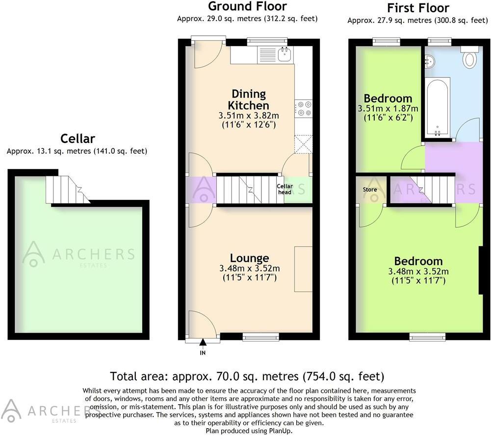 Cundy Street, Walkley, Sheffield floorplan