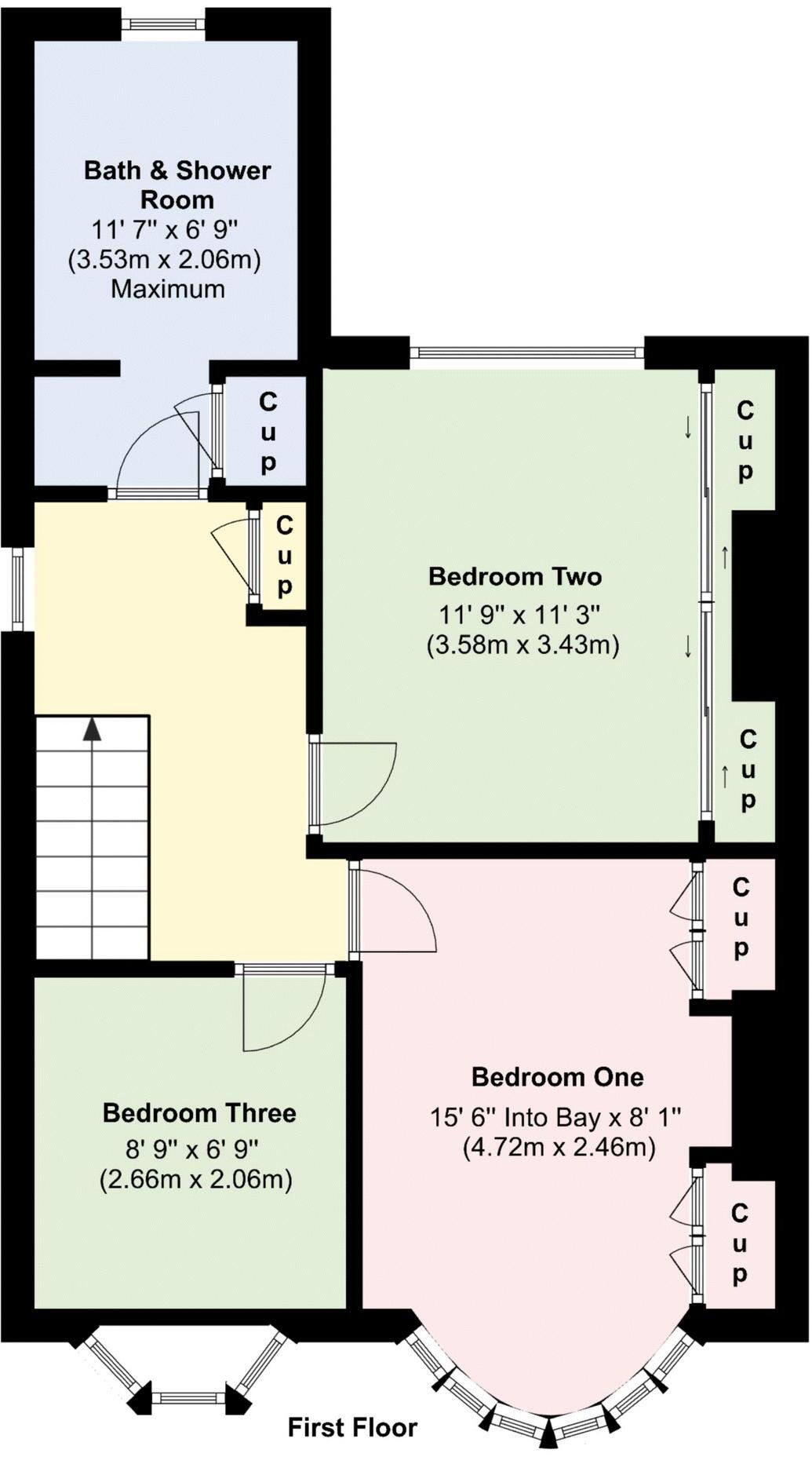 Hill Road, Portchester floorplan
