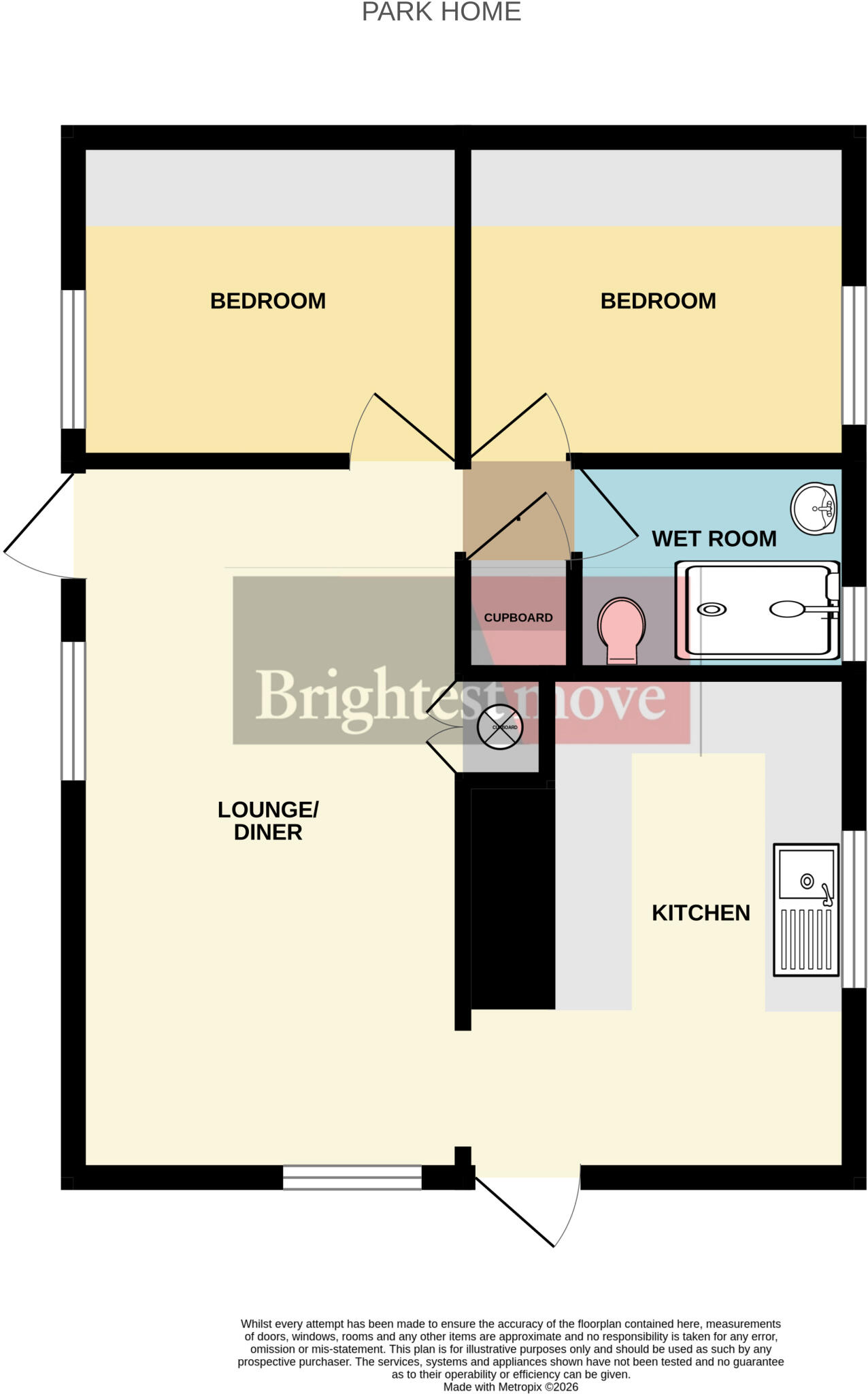 Summer Lane Park Homes, Banwell floorplan