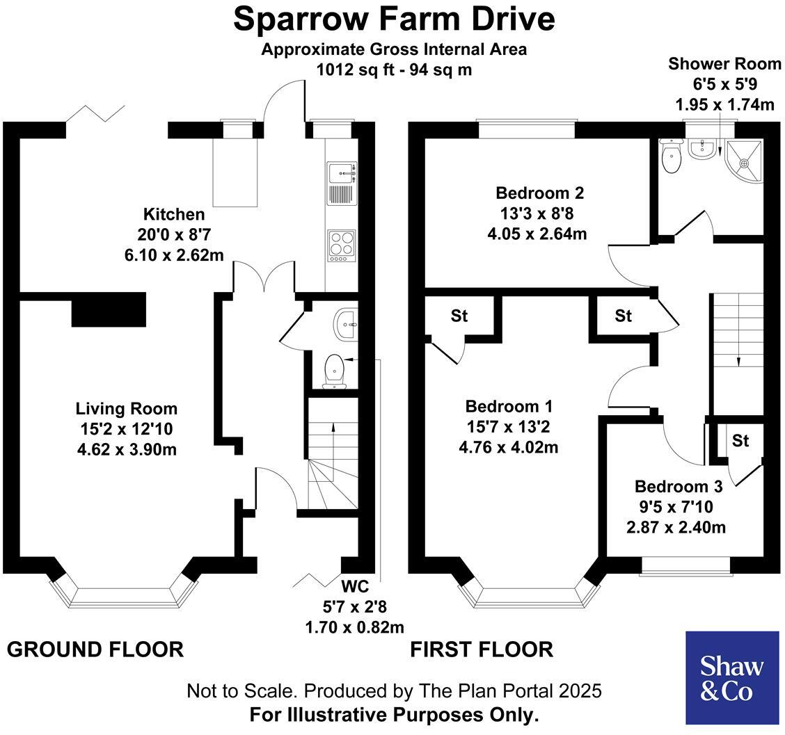 Sparrow Farm Drive, Feltham floorplan