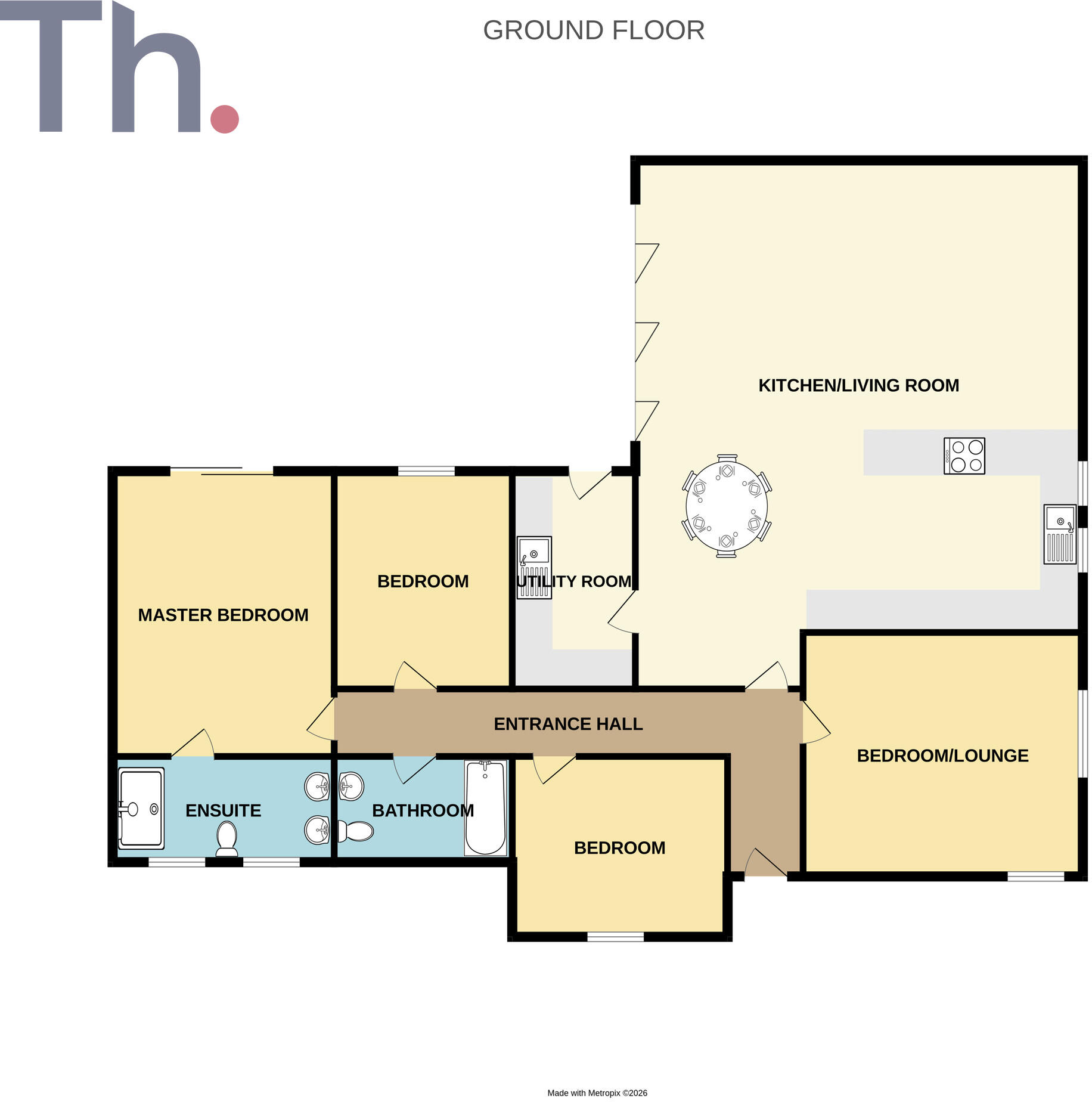 Reynards Place, Wootton Bridge, Ryde, Isle of Wight floorplan