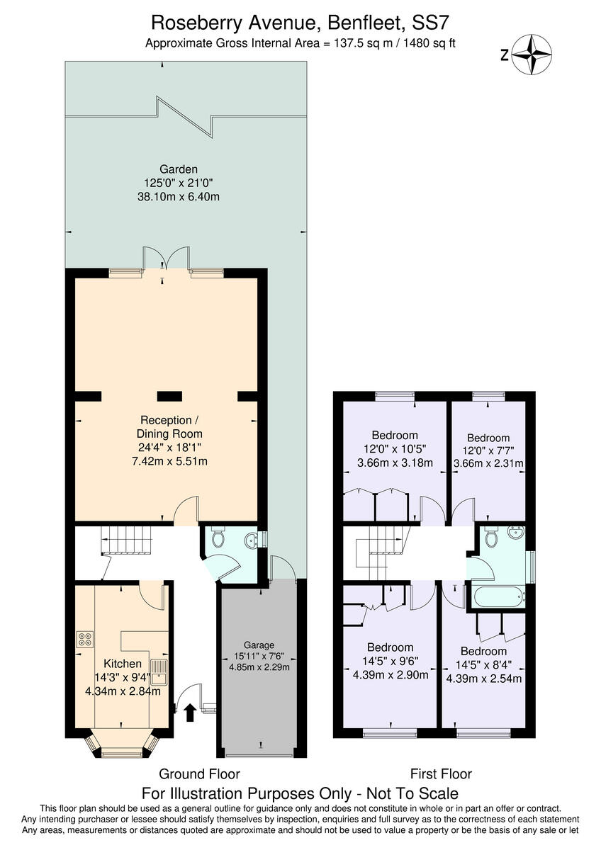 Roseberry Avenue, Benfleet, SS7 floorplan
