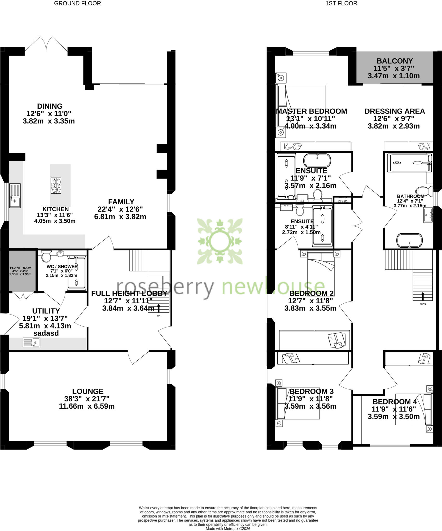 East Harlsey, Northallerton, North Yorkshire floorplan