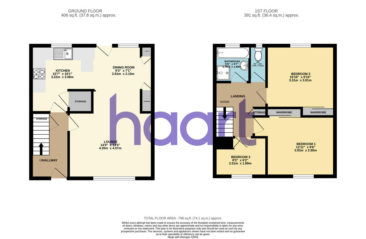 Little Cattins, Harlow floorplan
