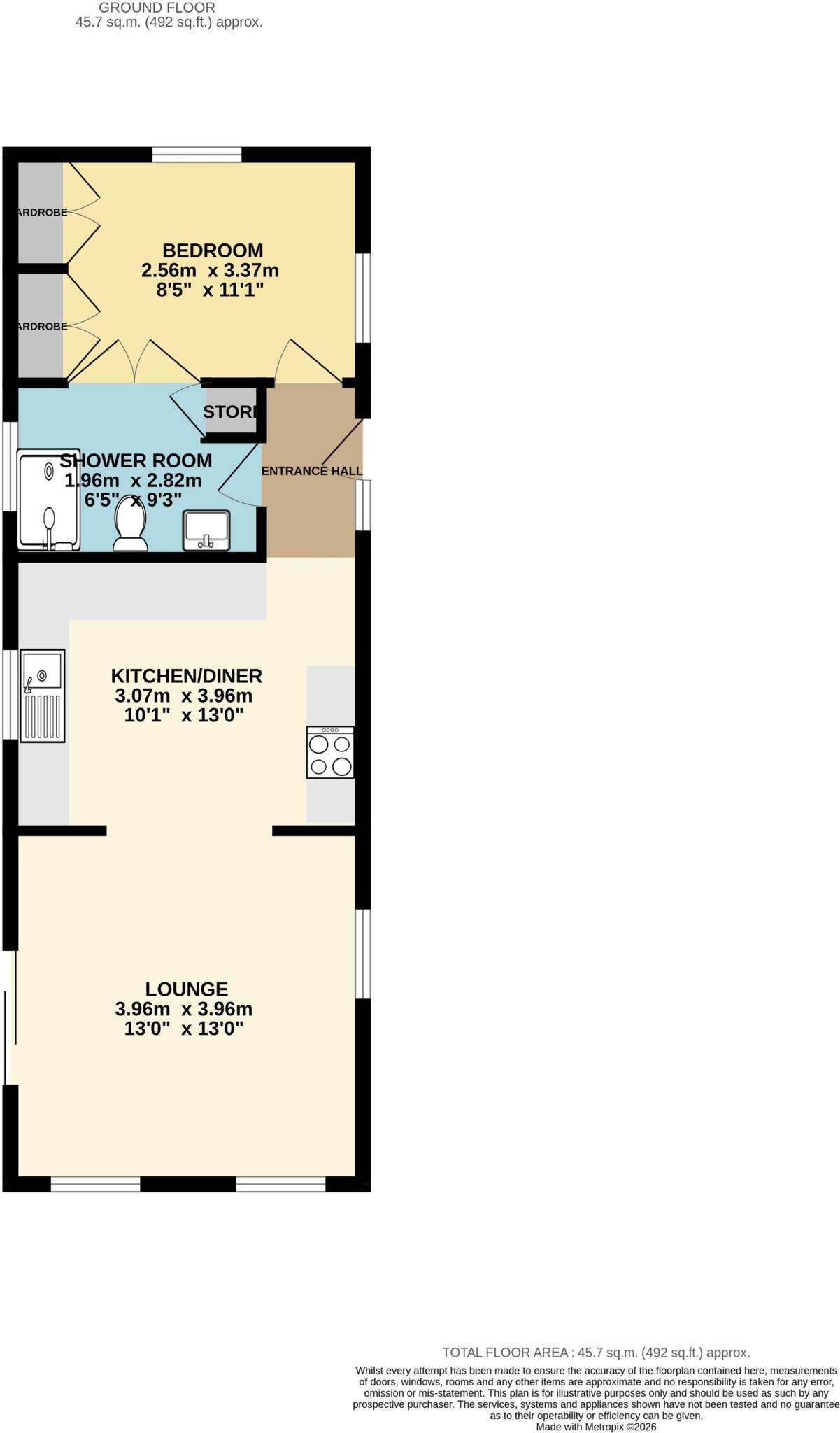 Brookfield Park, Mill Lane, Old Tupton, Chesterfield, Derbyshire S42 floorplan