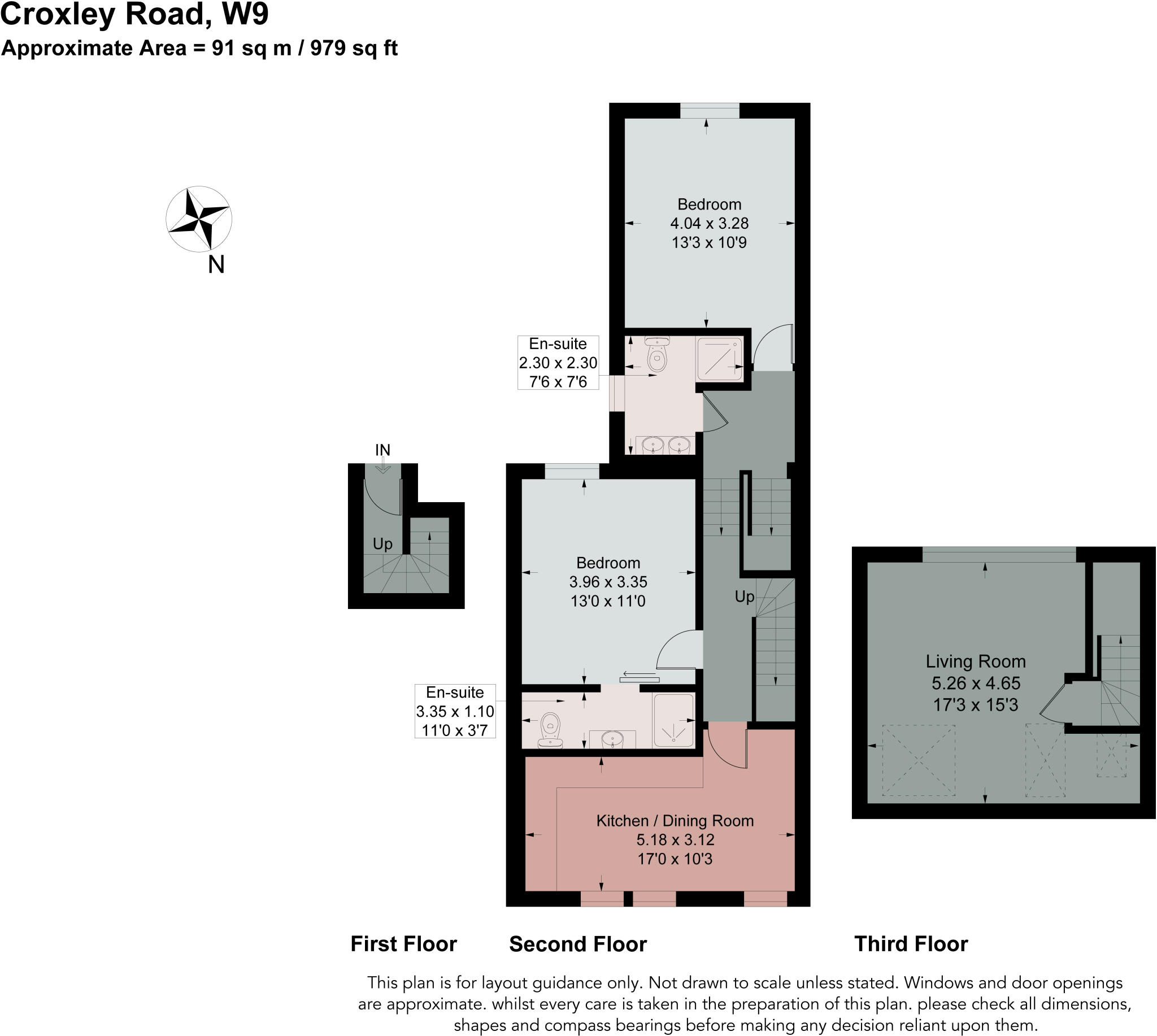 Croxley Road, Maida Vale, London, W9 floorplan