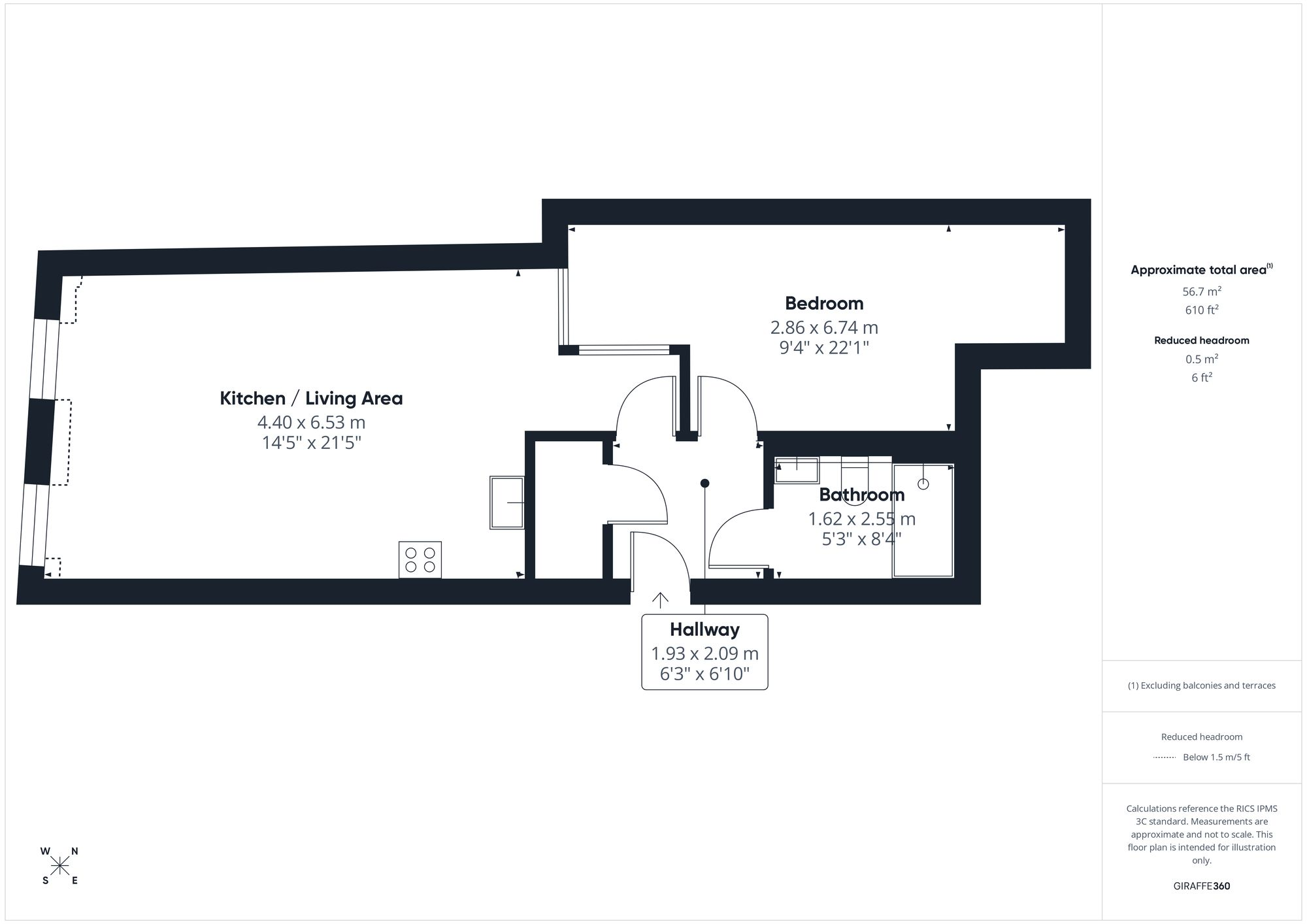 Crouch Street, Essex House, CO3 floorplan