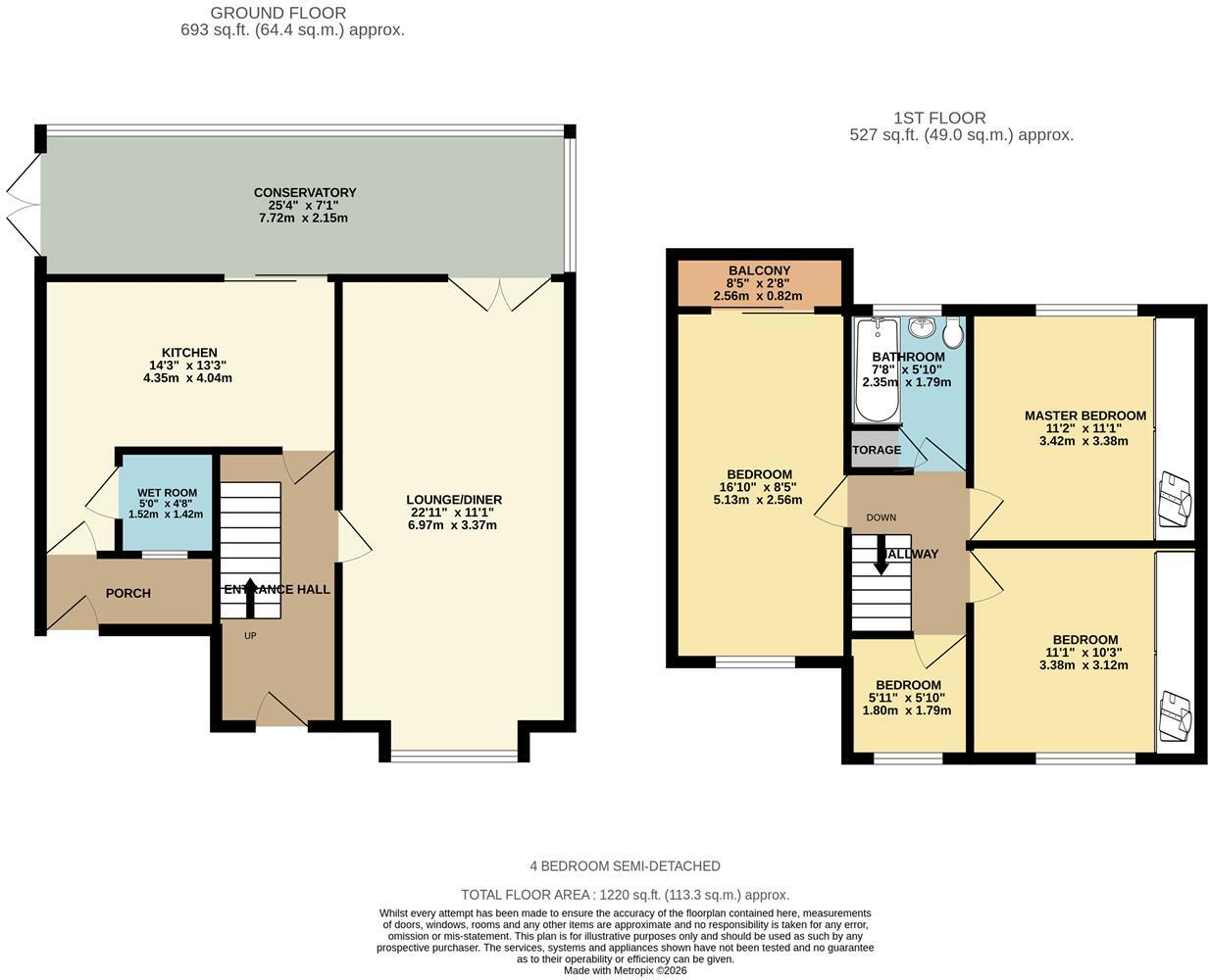 Ashtree Grove, Bradford floorplan