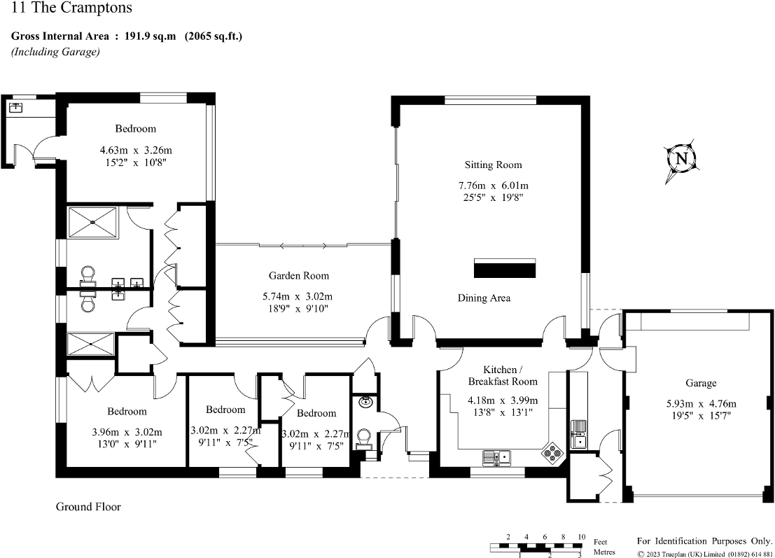 Cramptons, Sissinghurst, Kent, TN17 2HY floorplan