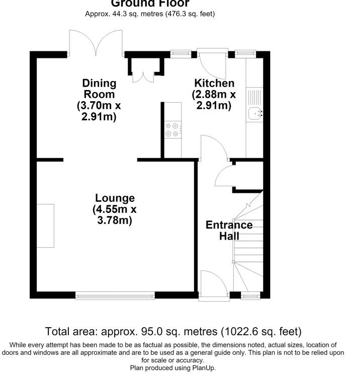 Bourne Close, Lincoln, Lincolnshire, LN6 7DR floorplan