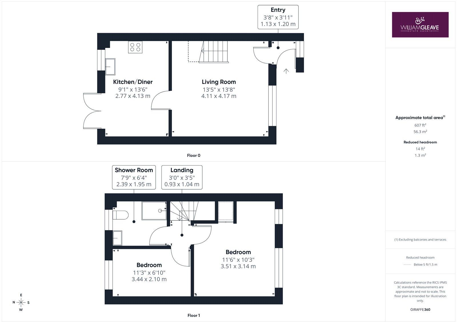 Campbell Close, Penrhyn Bay, Llandudno, Conwy, LL30 floorplan