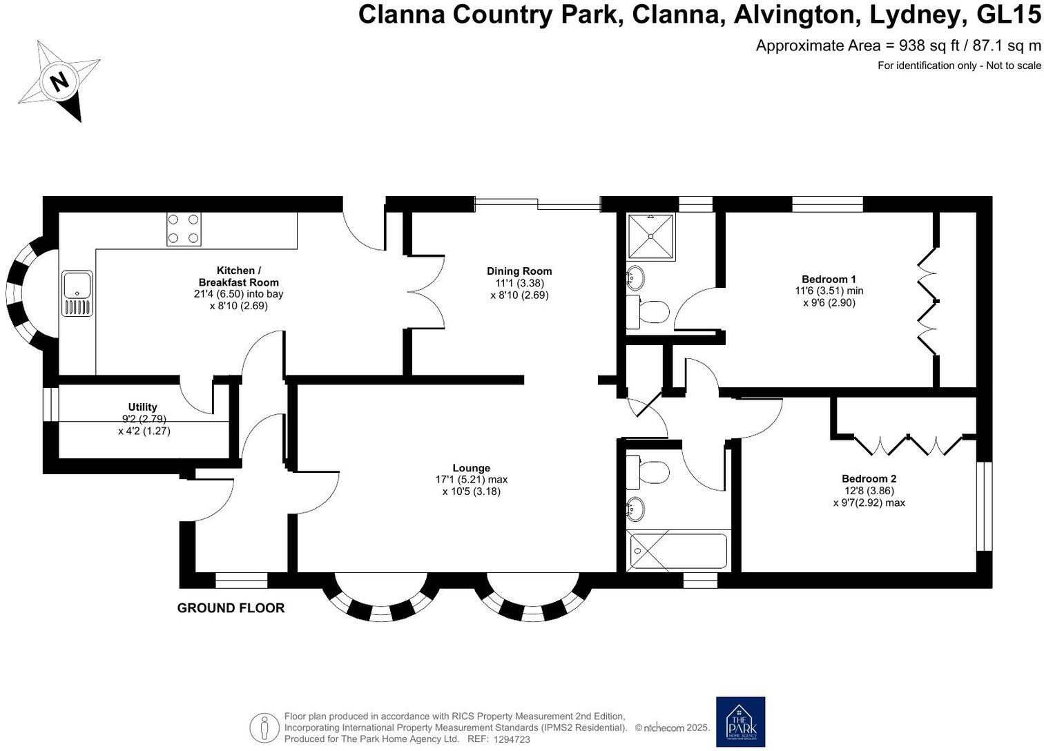 Clanna Country Park, Alvington, Lydney, Glos, GL15 6AN floorplan