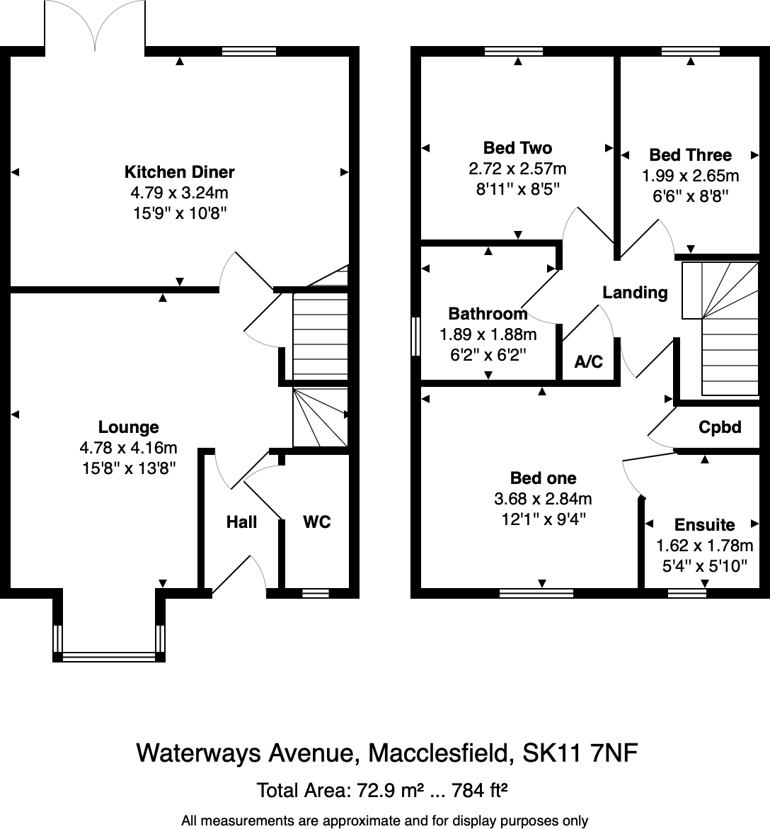 Waterways Avenue, Macclesfield, SK11 7NF floorplan