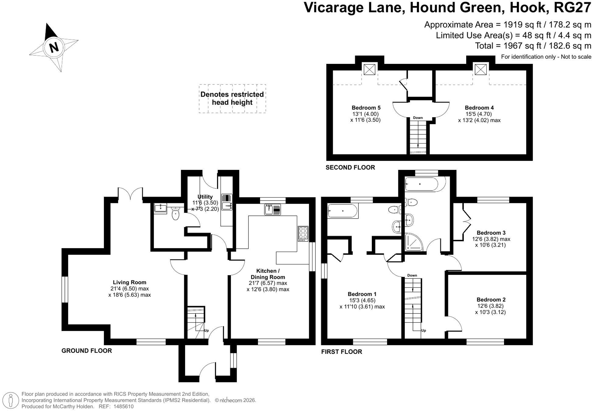 Vicarage Lane, Hound Green, RG27 floorplan