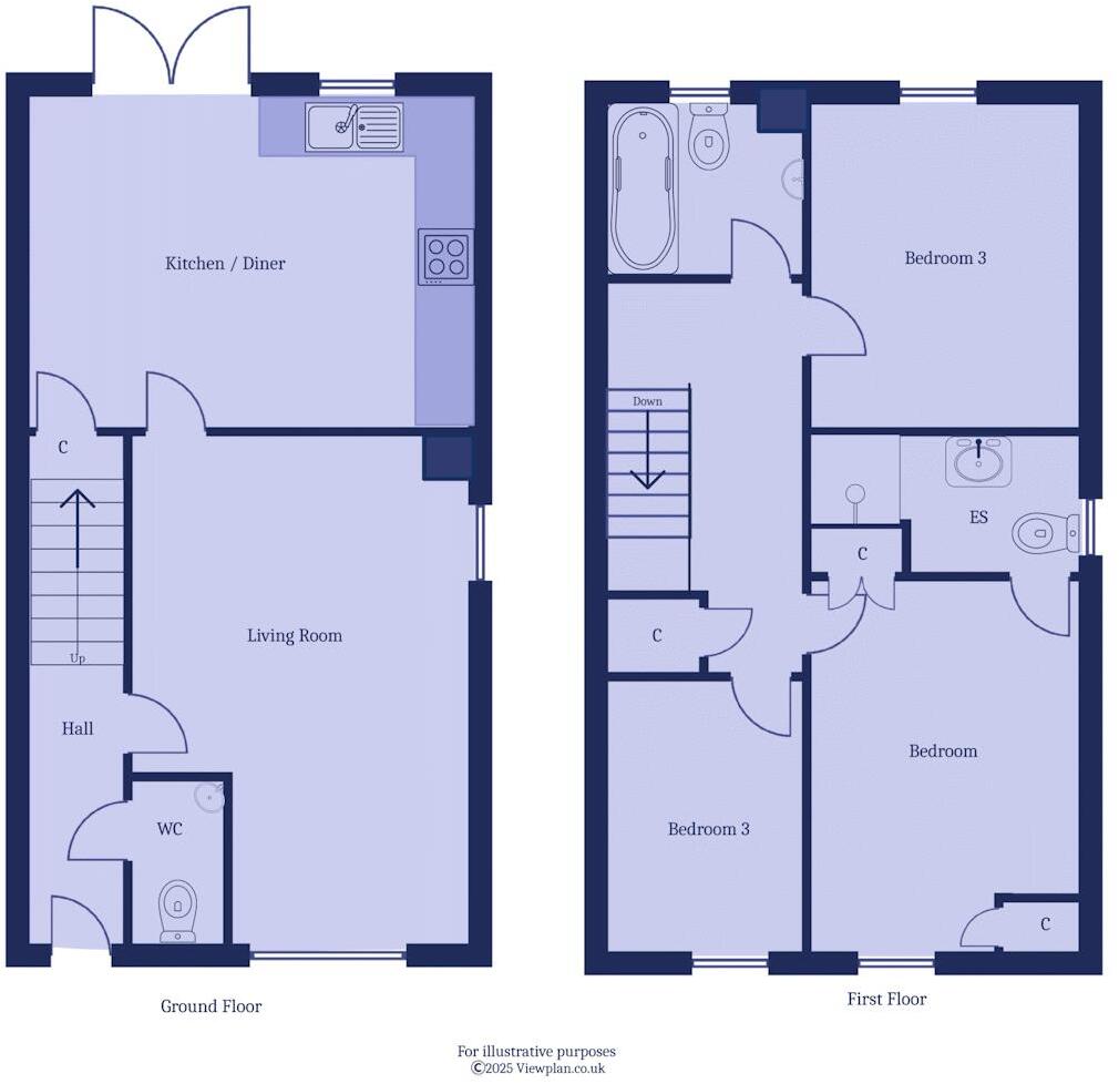 Heol Hartrey, Dinas Powys floorplan