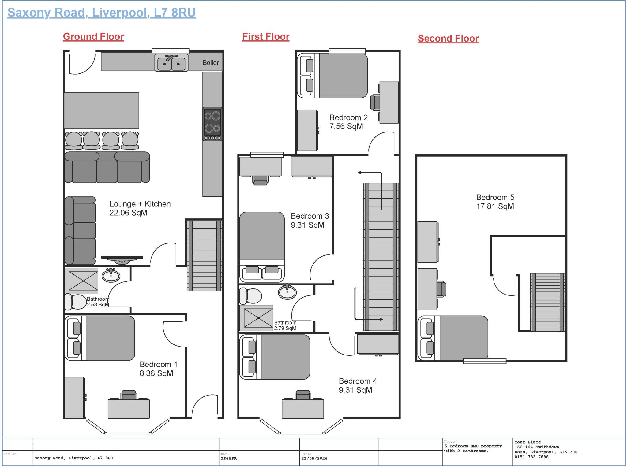 Saxony Road, Liverpool floorplan