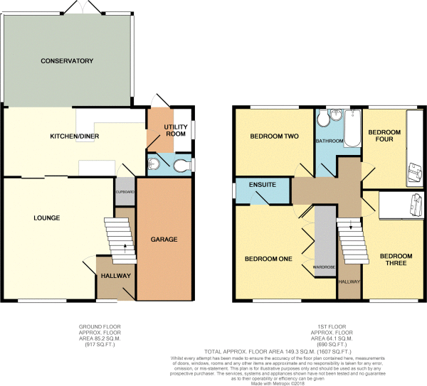 High Lane, Stansted, Essex, CM24 floorplan
