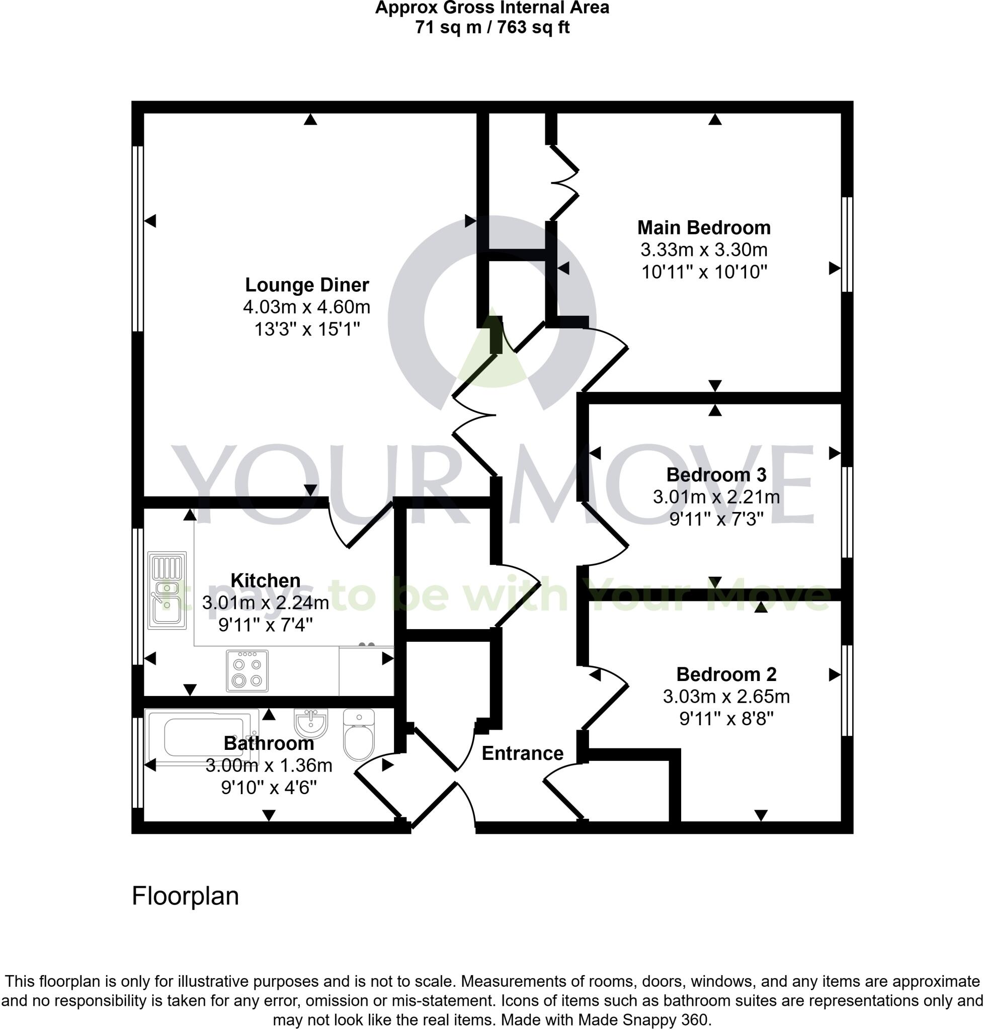 Ronaldsay Place, Cumbernauld, Glasgow, G67 floorplan