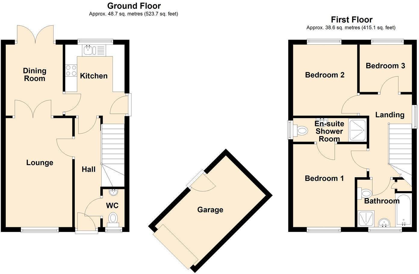 Top Farm Road, Wrexham floorplan