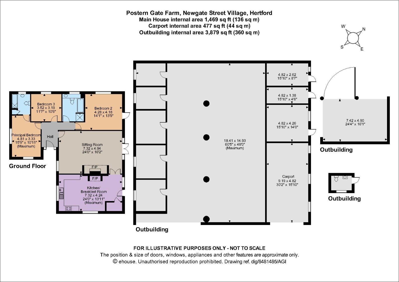 Newgate Street Village, Hertford floorplan
