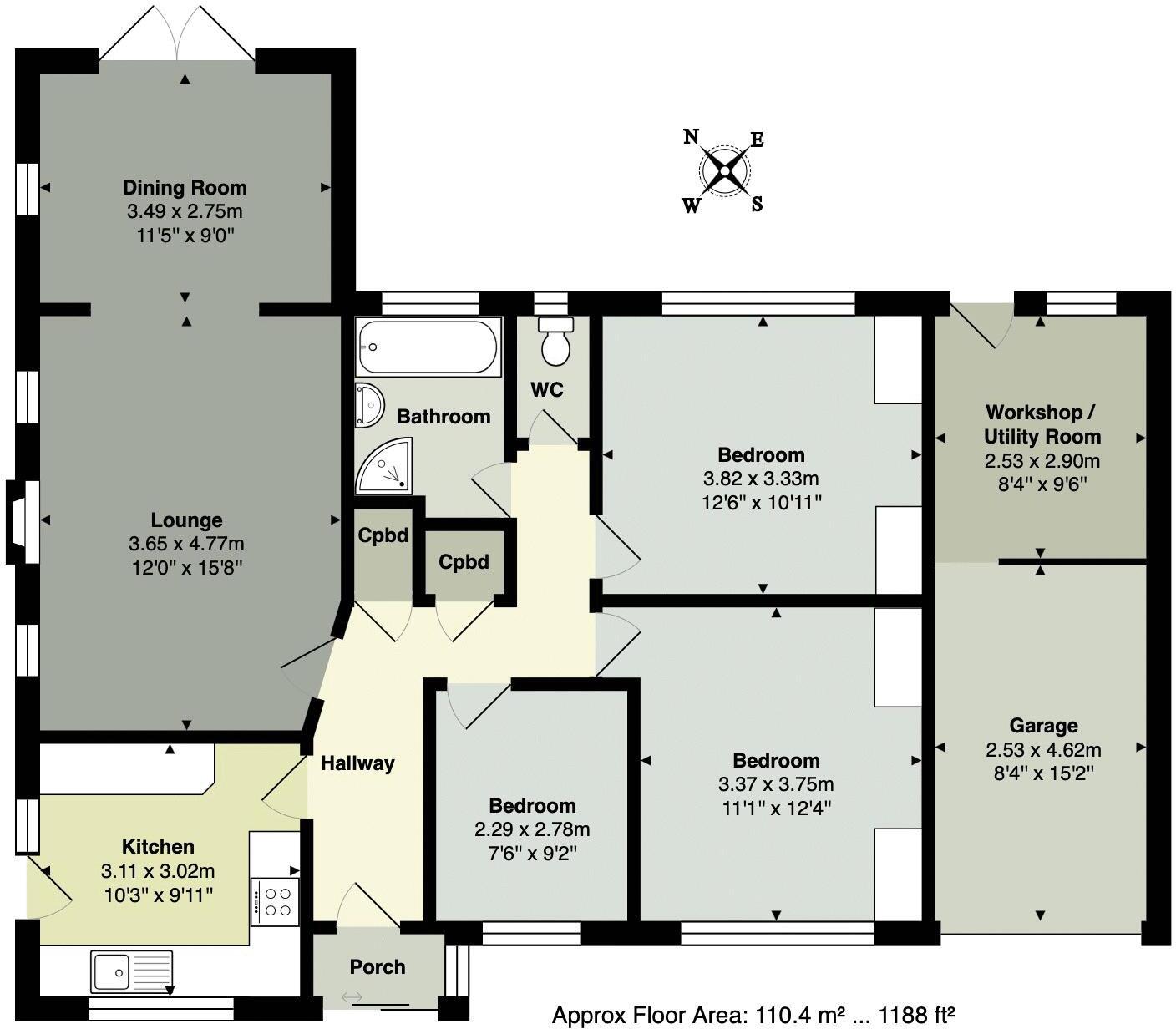 Haytor Drive, Newton Abbot floorplan