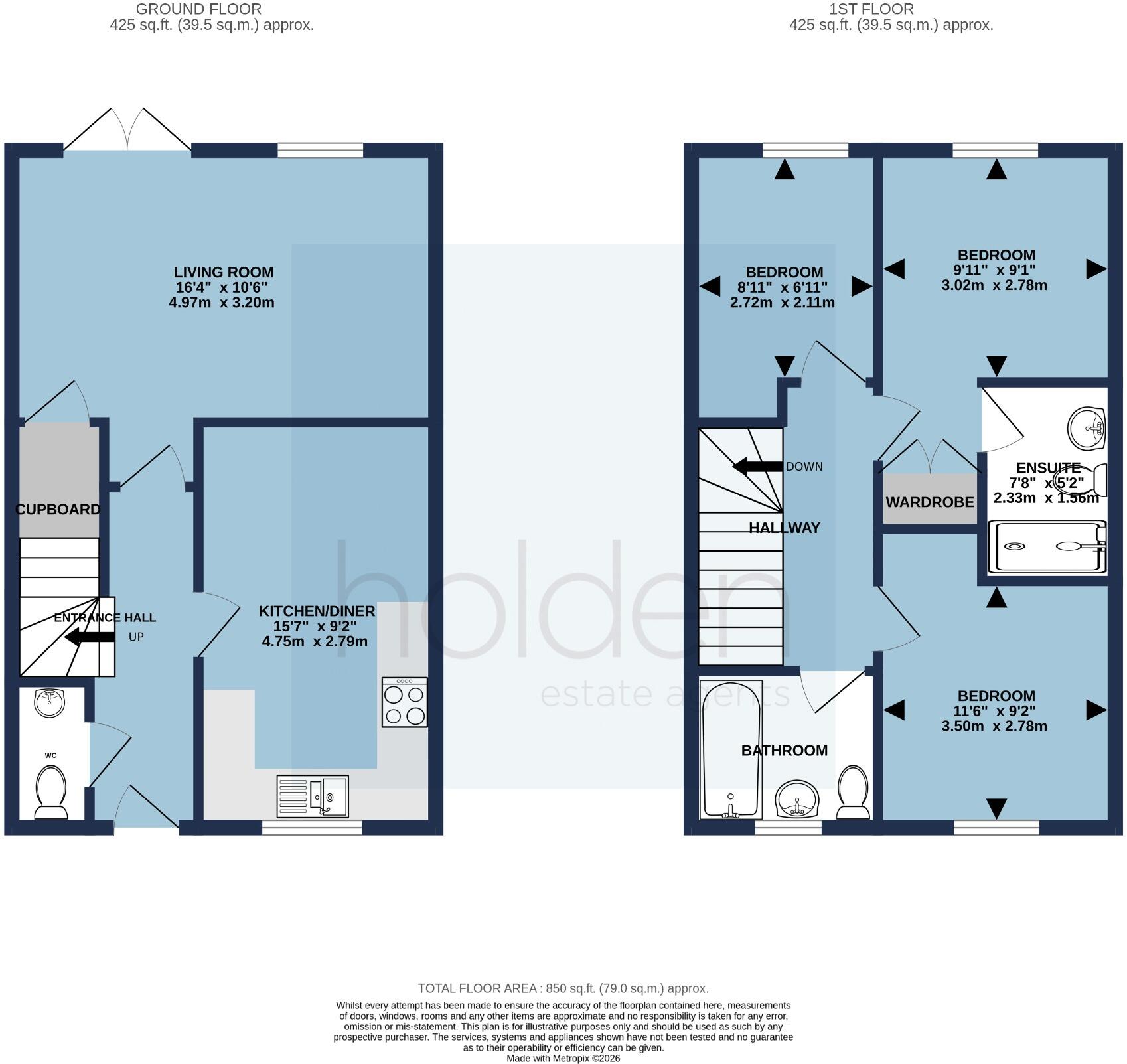 50% Shared ownership. Embleton Drive, Maldon, CM9 6FX floorplan