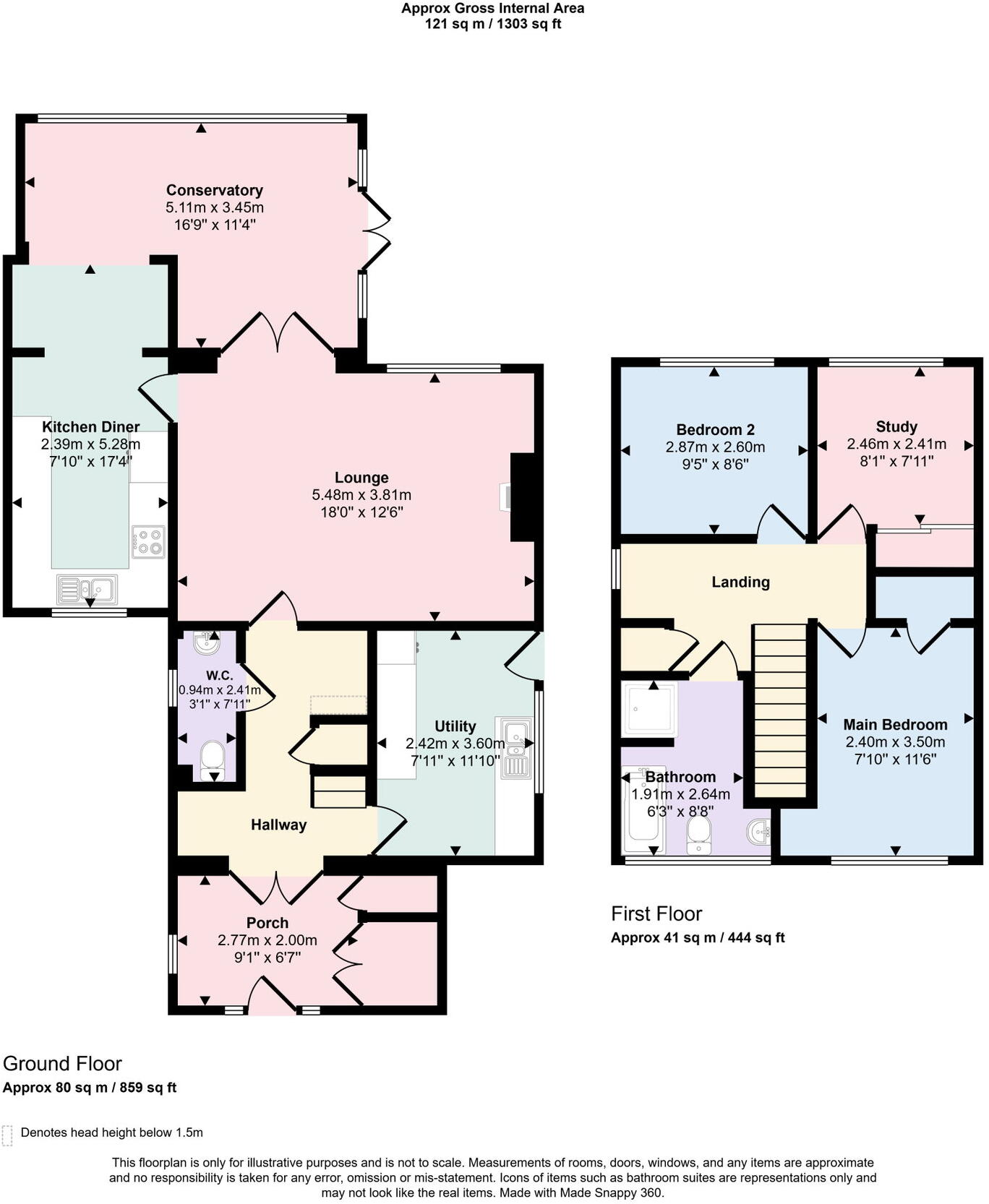 North End Road, Little Yeldham, Halstead, Essex CO9 4LE floorplan