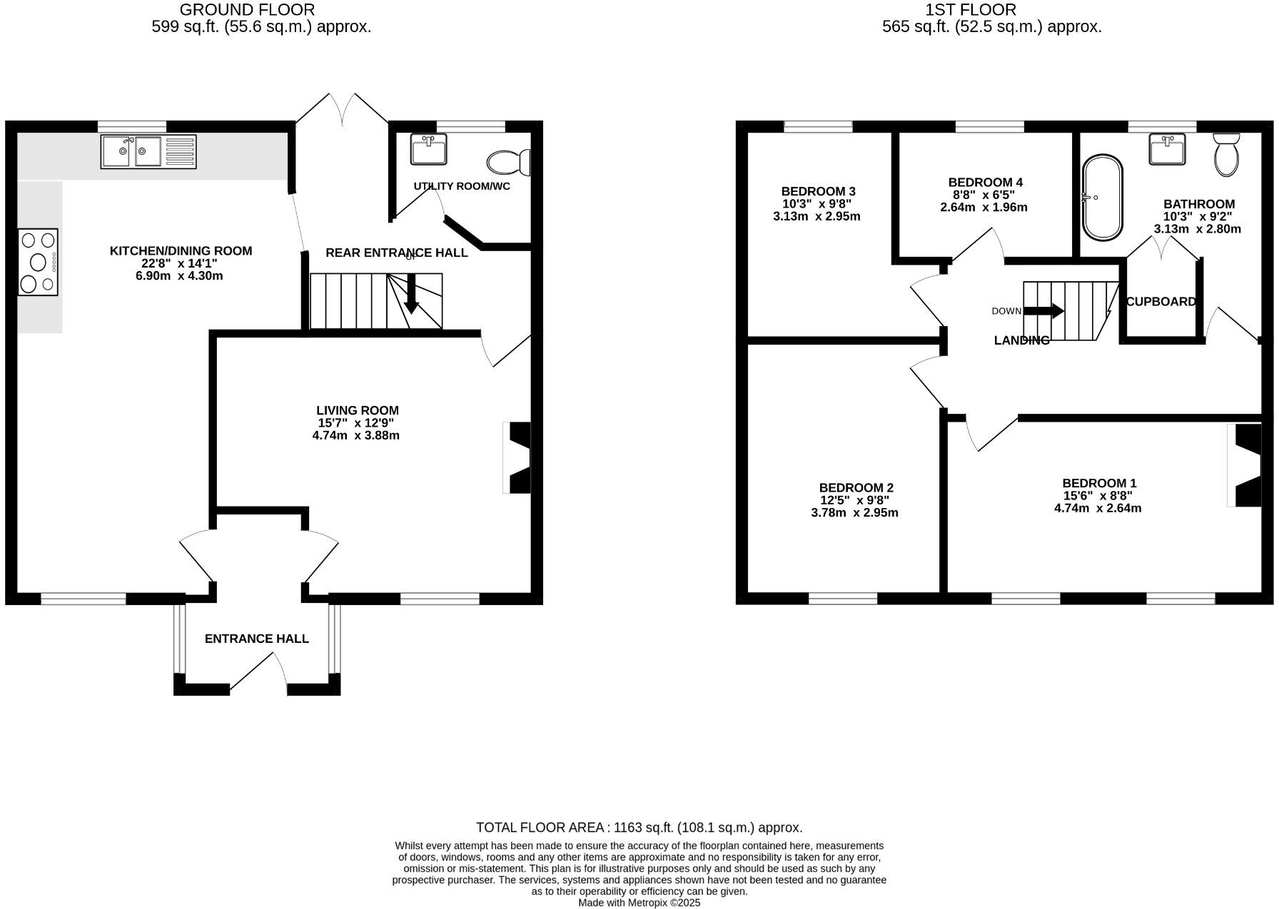 North End, Bassingbourn, floorplan