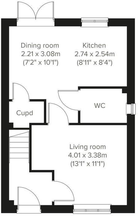 Hampton Woods, Hampton, Peterborough, PE2 floorplan