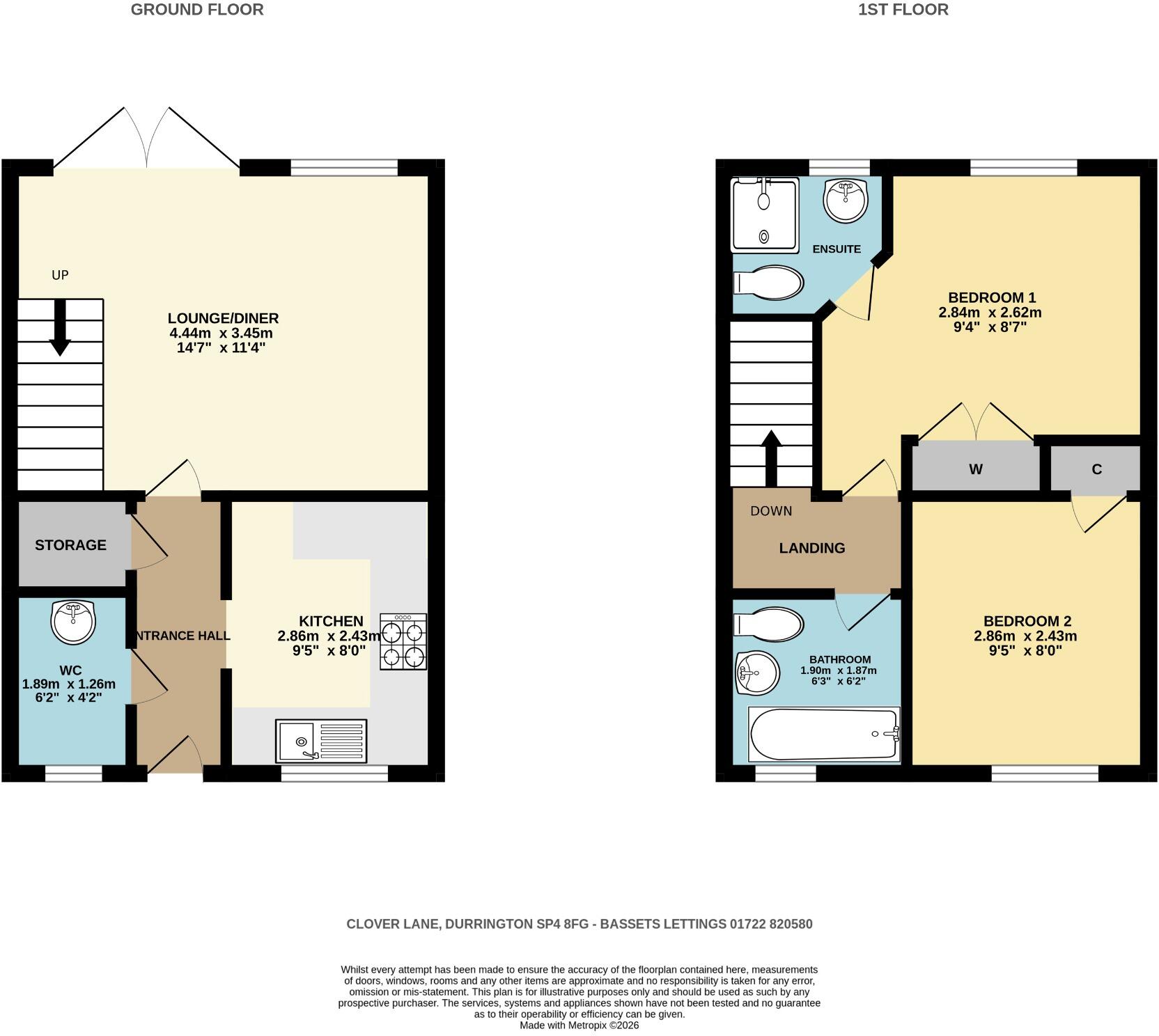 Clover Lane, Durrington, Salisbury floorplan