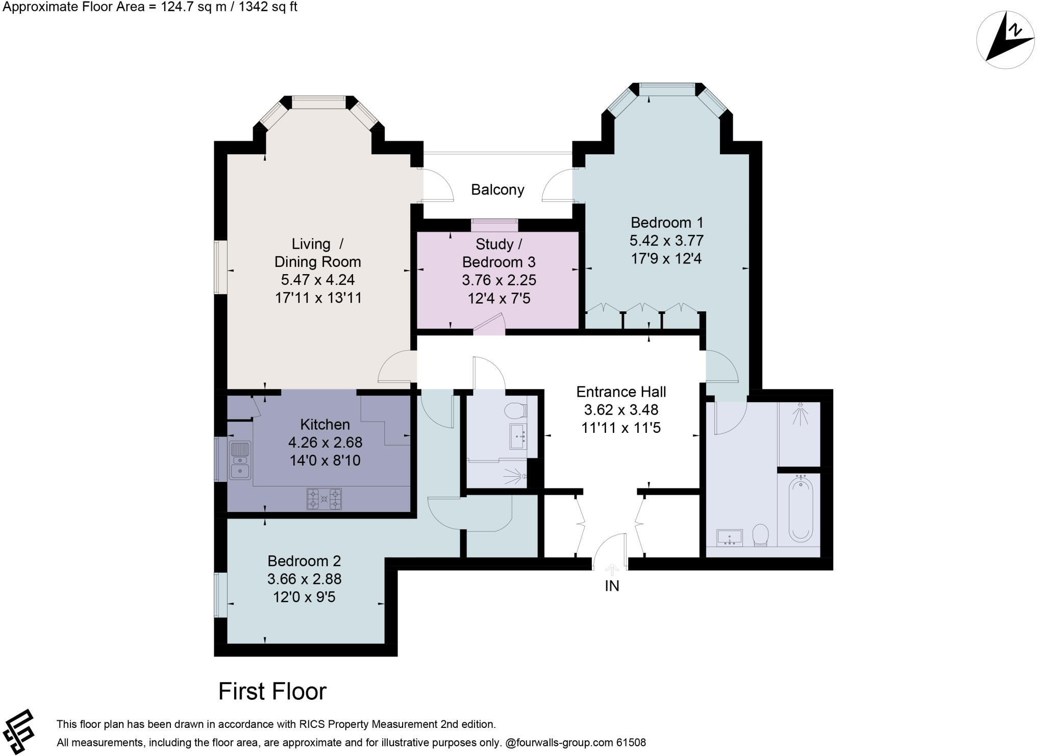 Portsmouth Road, Cobham, Surrey, KT11 floorplan